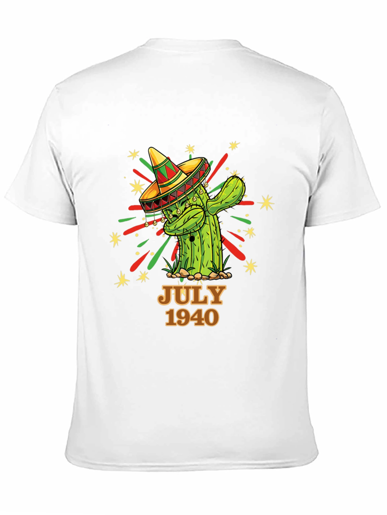 Camiseta Cactus con Sombrero - Julio 1940