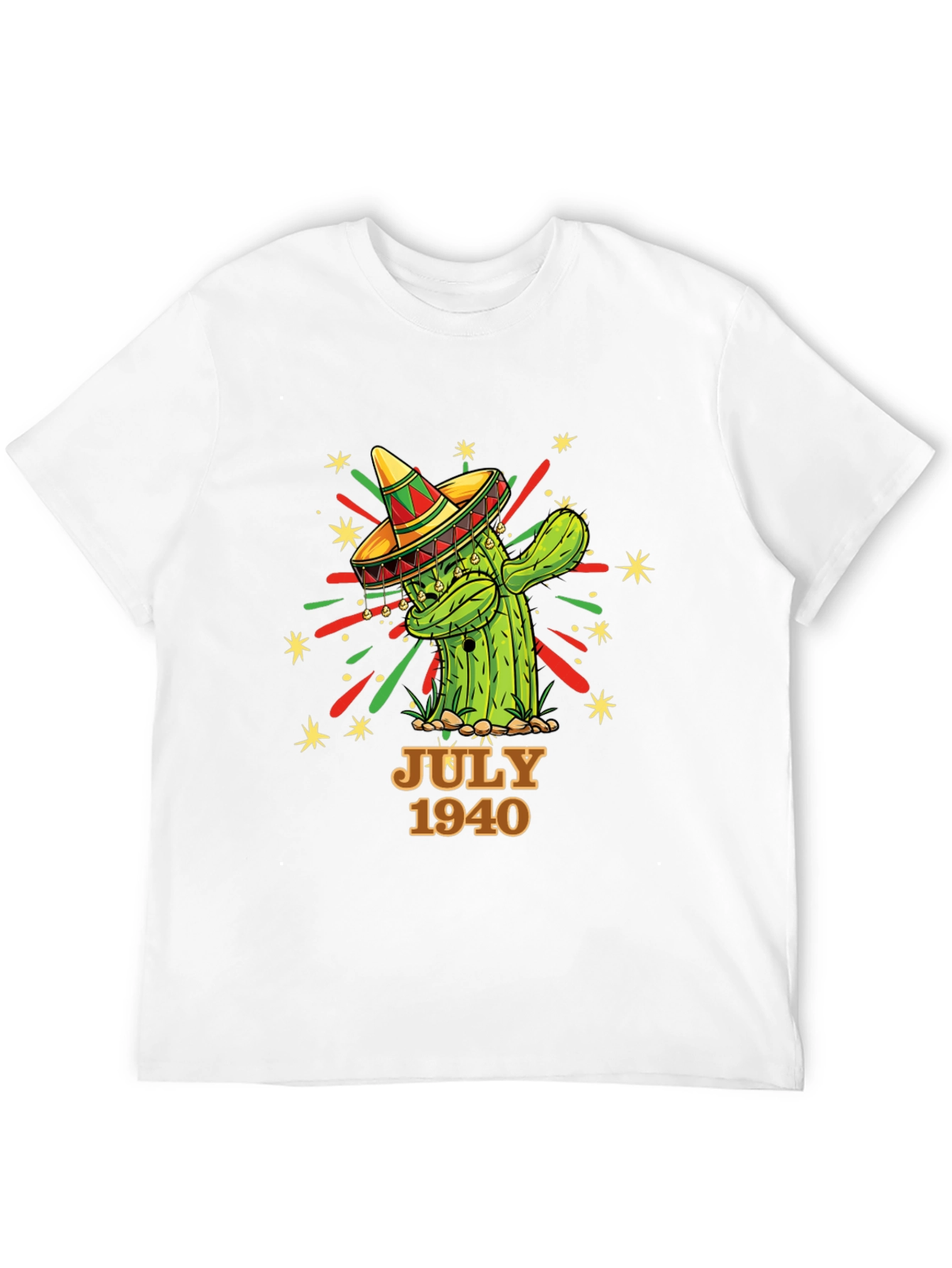 Camiseta Cactus con Sombrero - Julio 1940