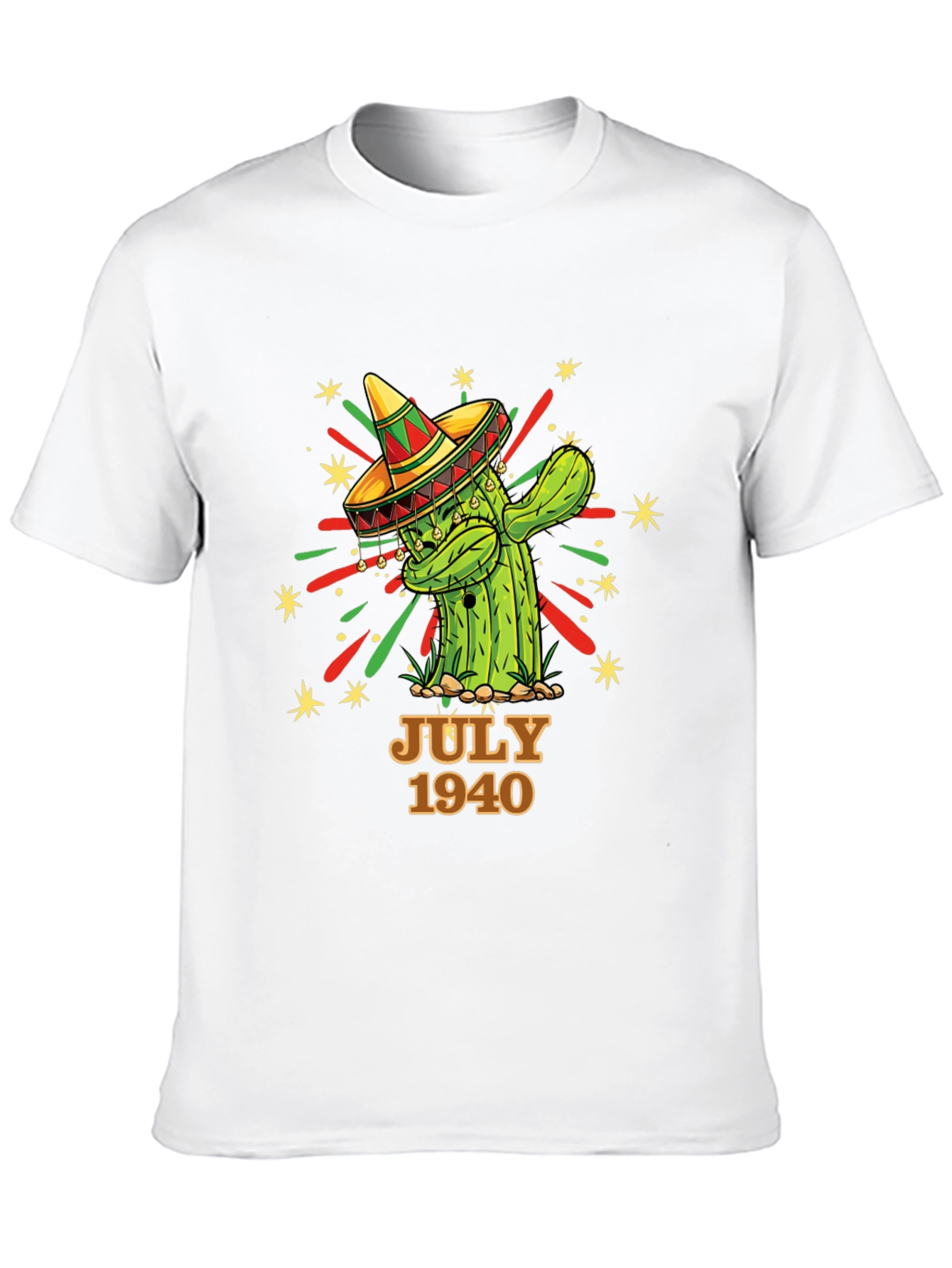 Camiseta Cactus con Sombrero - Julio 1940