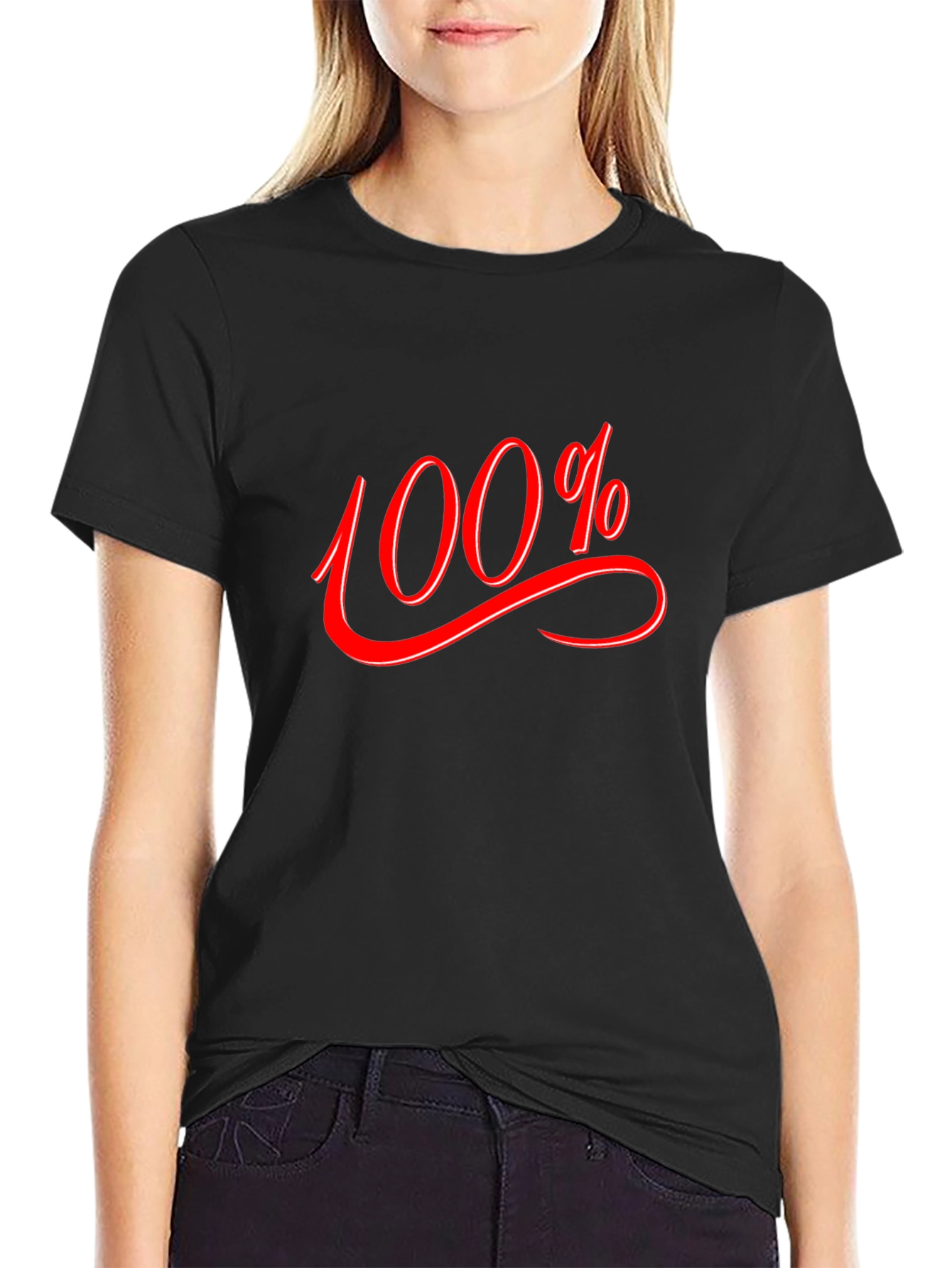 Camiseta Negra: 100% Actitud y Estilo