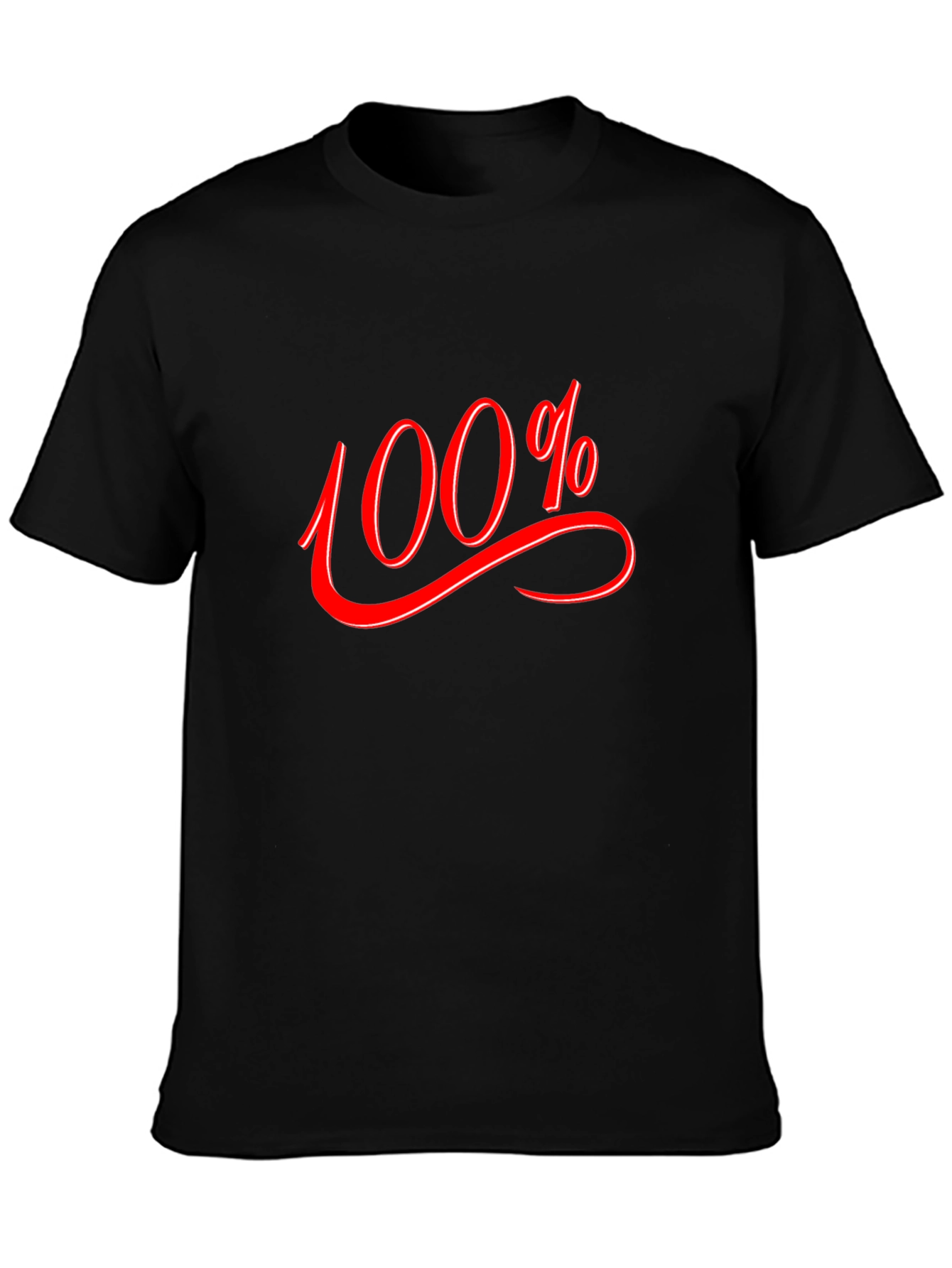 Camiseta Negra: 100% Actitud y Estilo