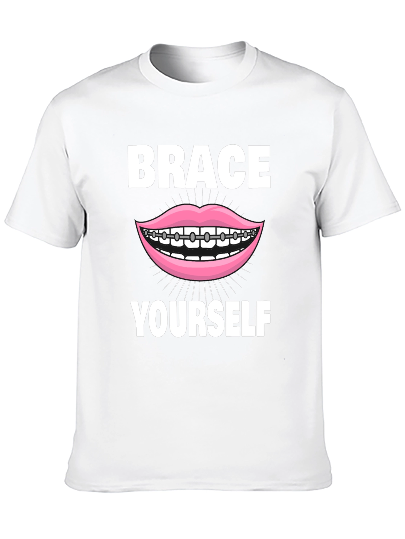 Camiseta Negra Brace Yourself Divertida