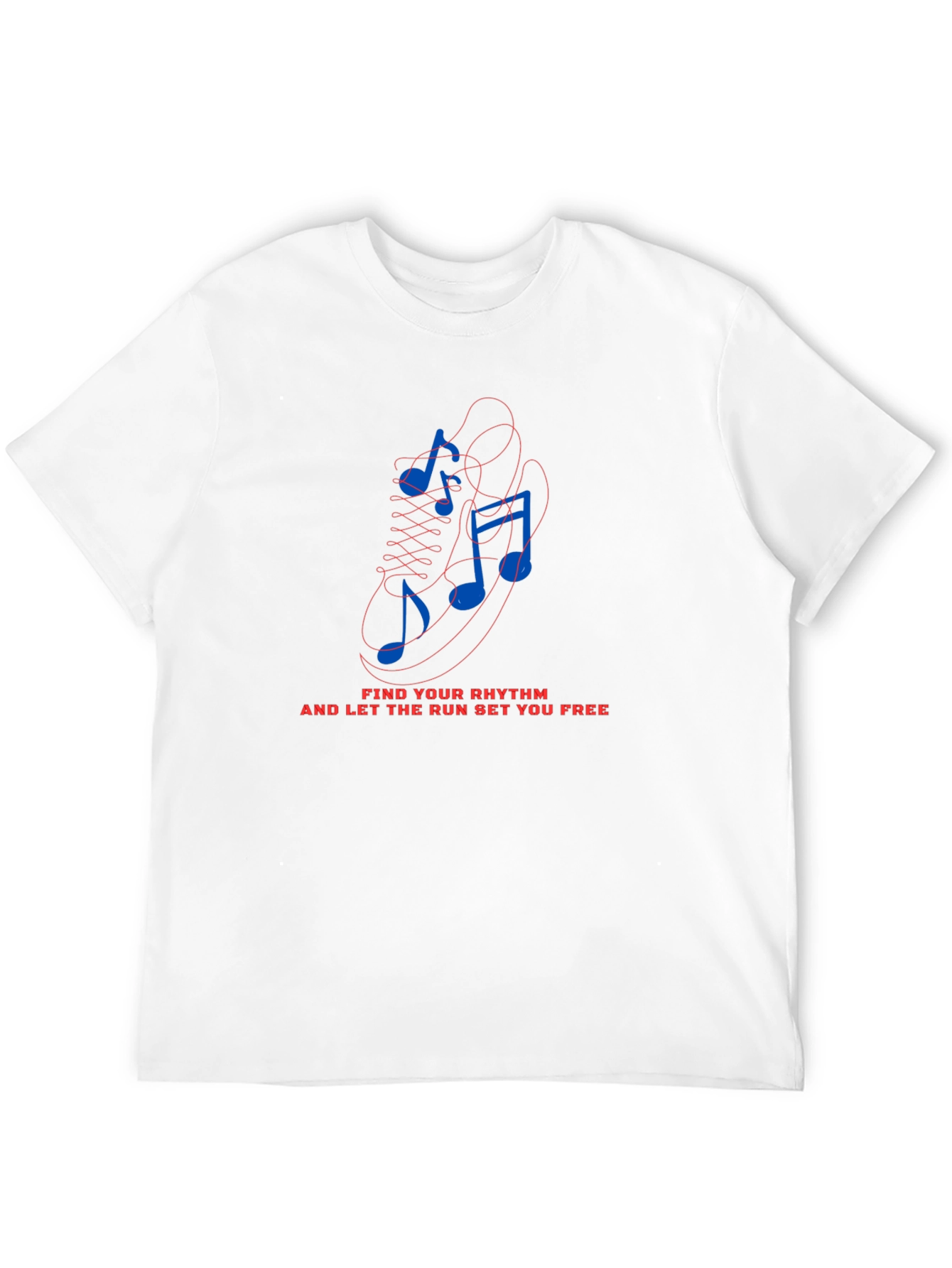 Camiseta Negra con Diseño Musical Deportivo