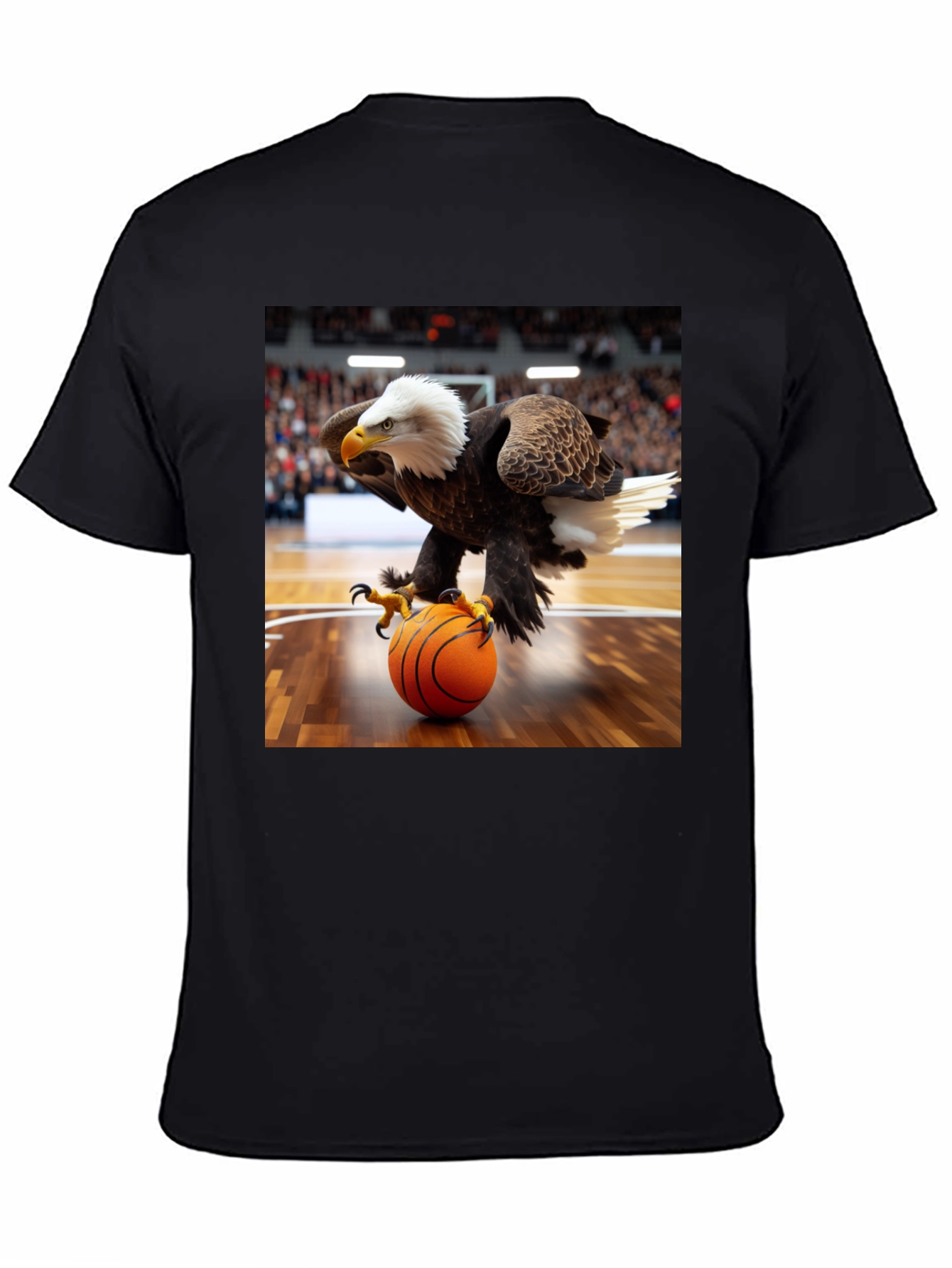 Camiseta Hombre con Águila Jugando Baloncesto