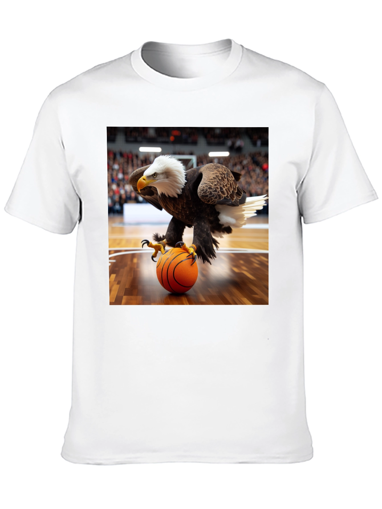 Camiseta Hombre con Águila Jugando Baloncesto