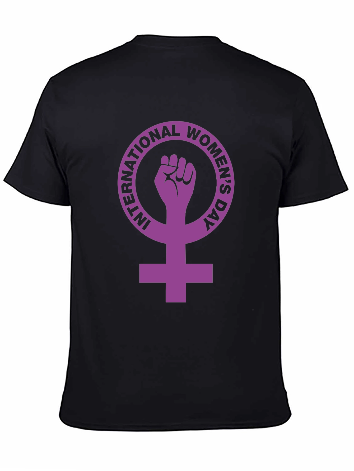 Camiseta Negra Día Internacional de la Mujer - Empoderamiento