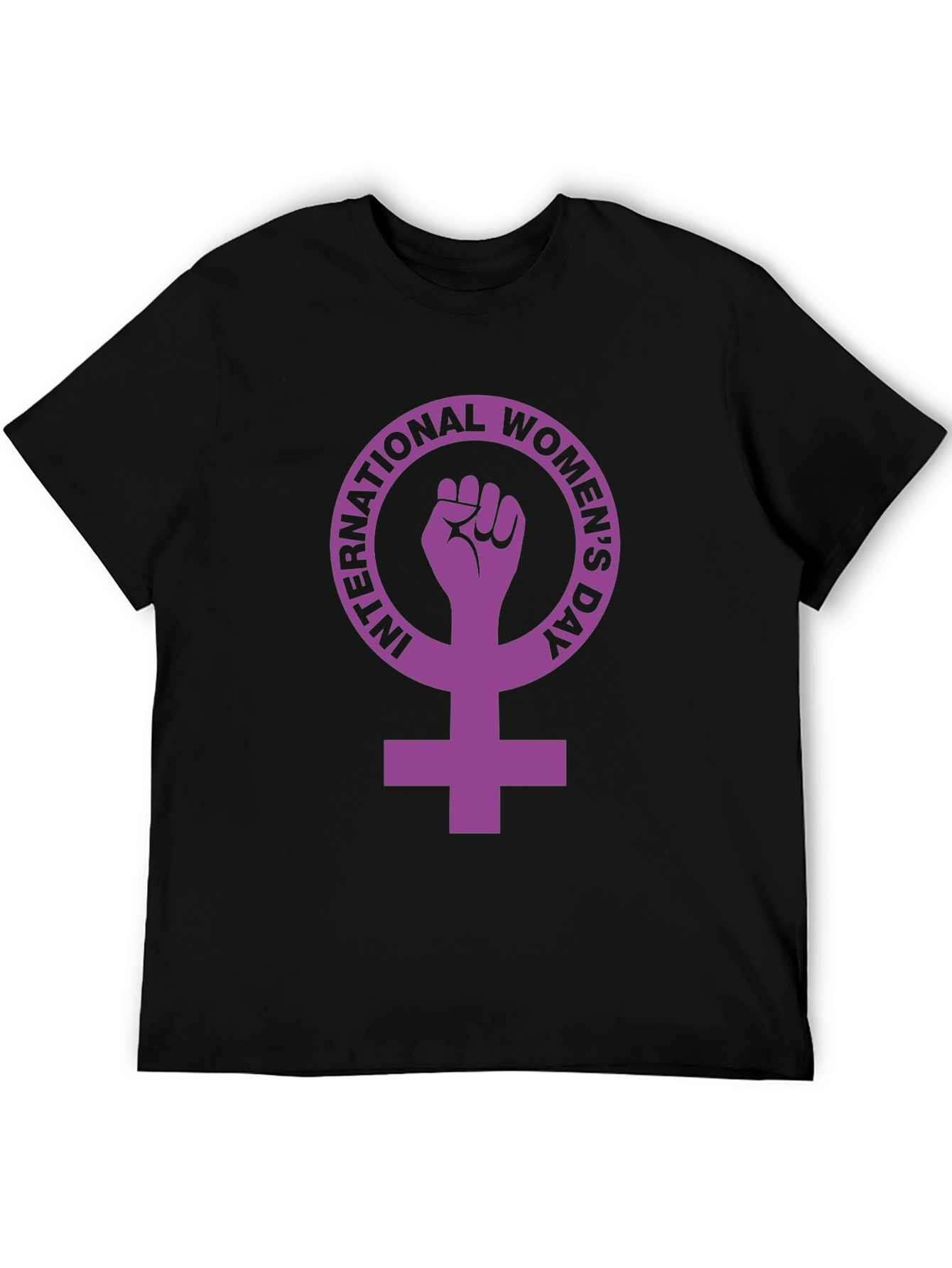 Camiseta Negra Día Internacional de la Mujer - Empoderamiento