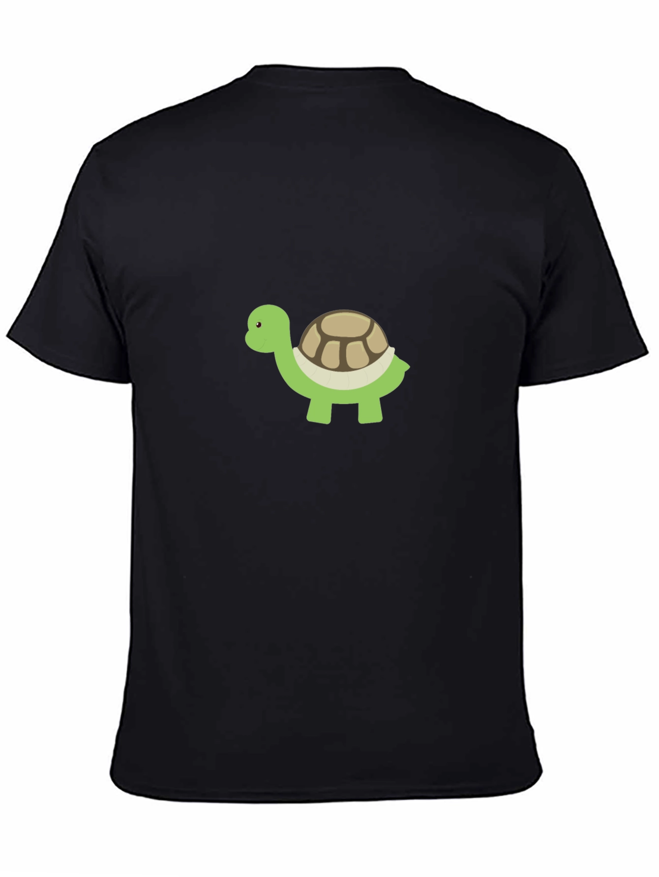 Camiseta Negra con Diseño de Tortuga
