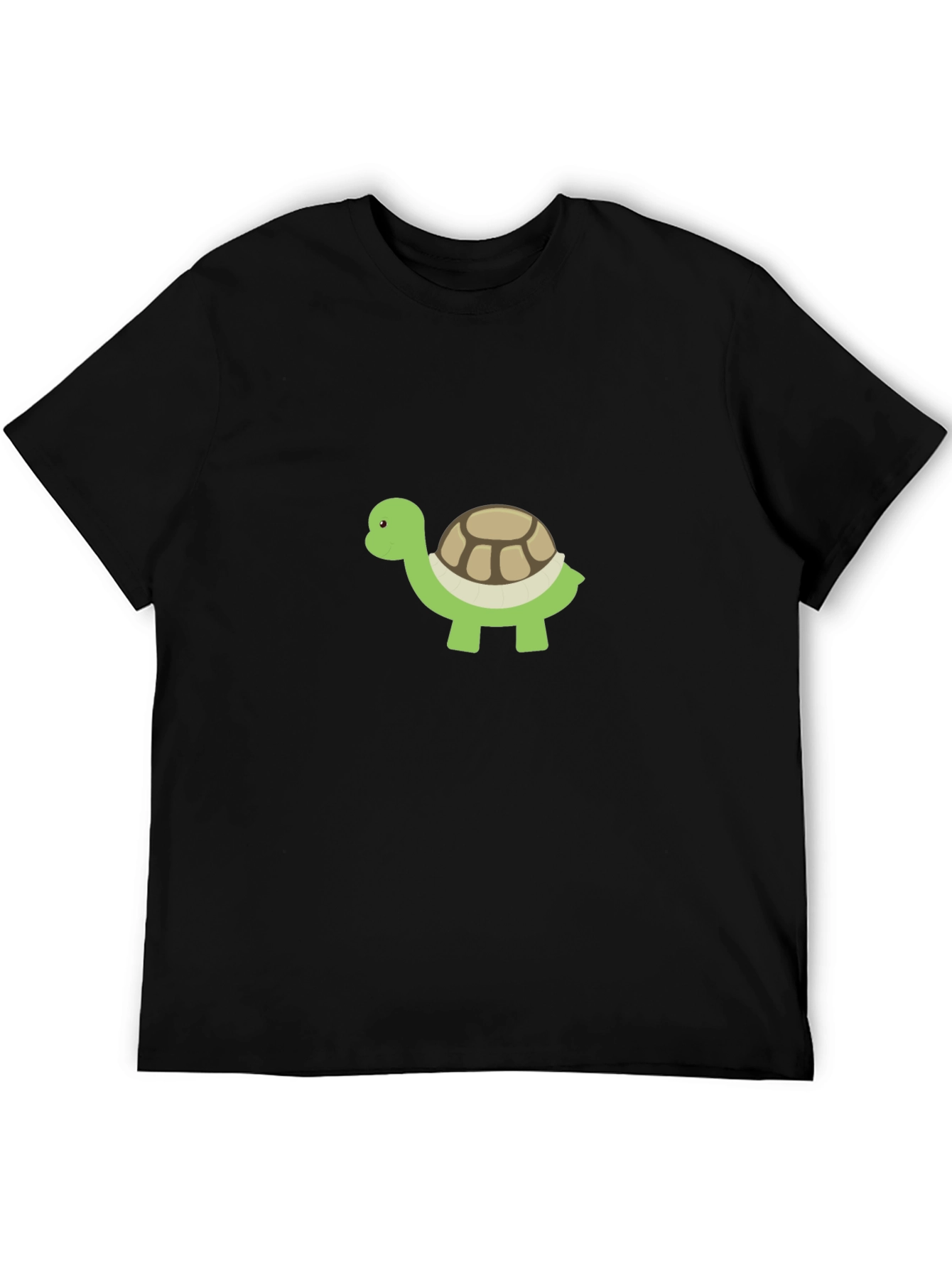 Camiseta Negra con Diseño de Tortuga