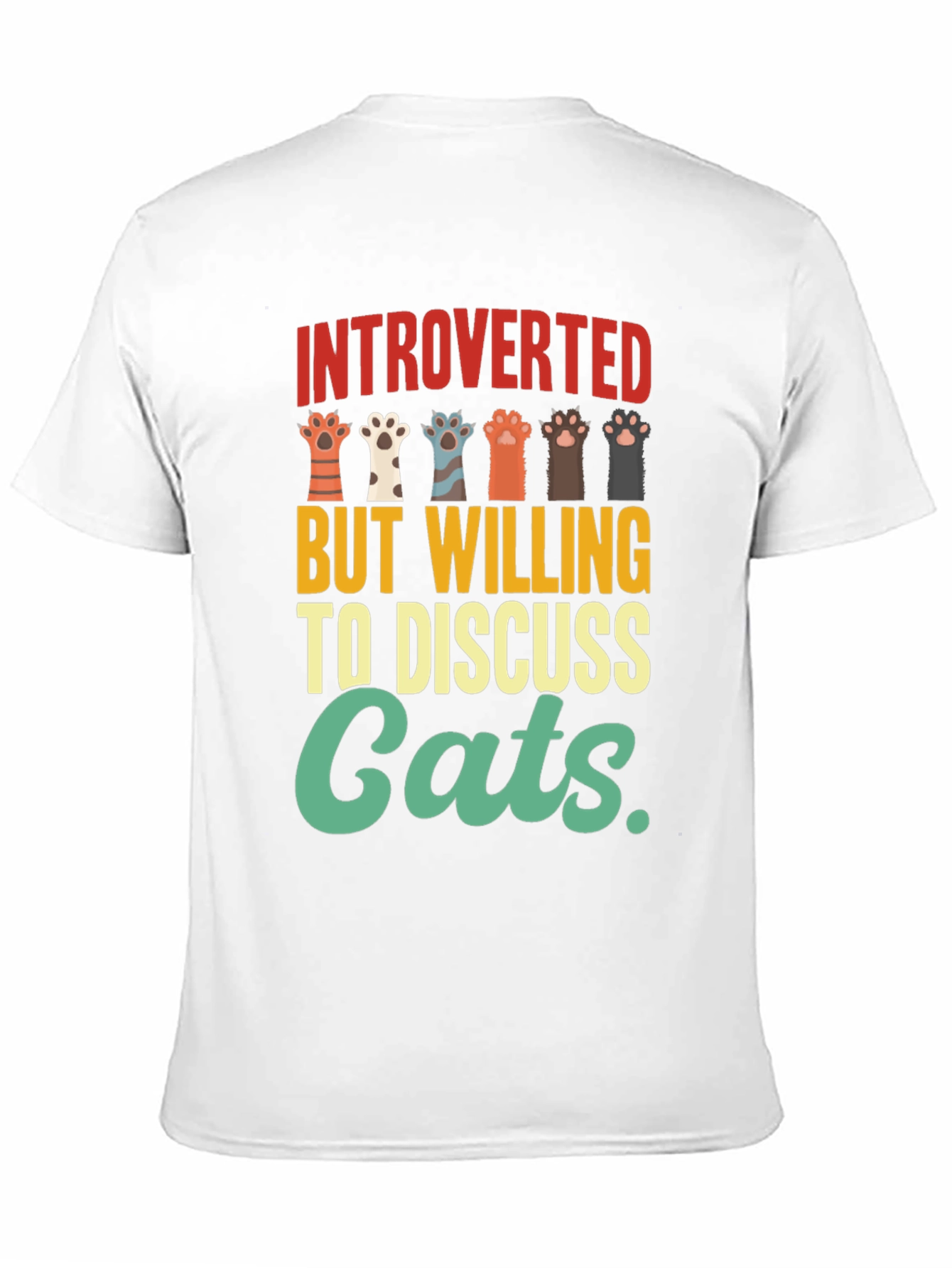 Camiseta Introvertido Amante de Gatos