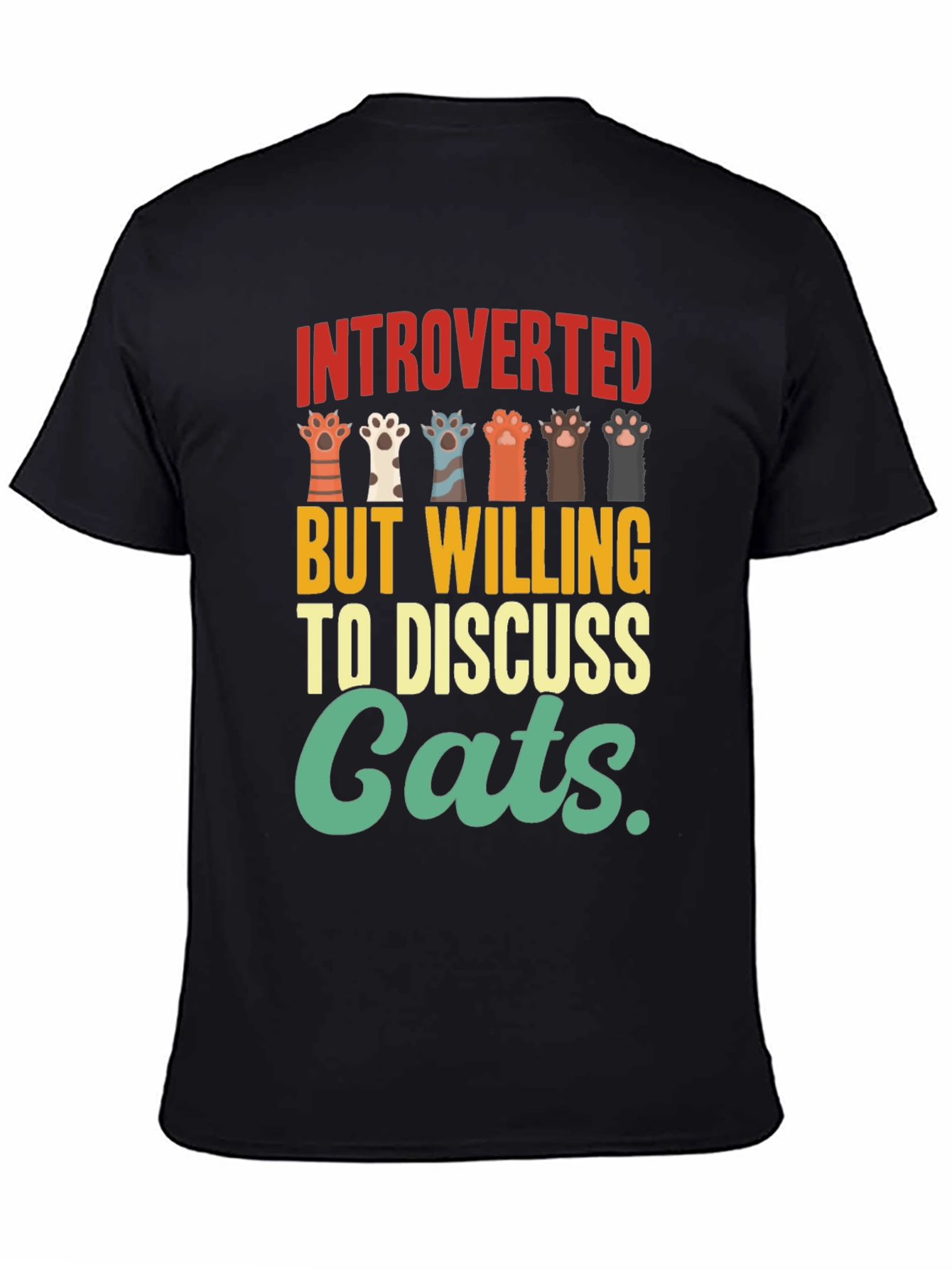 Camiseta Introvertido Amante de Gatos