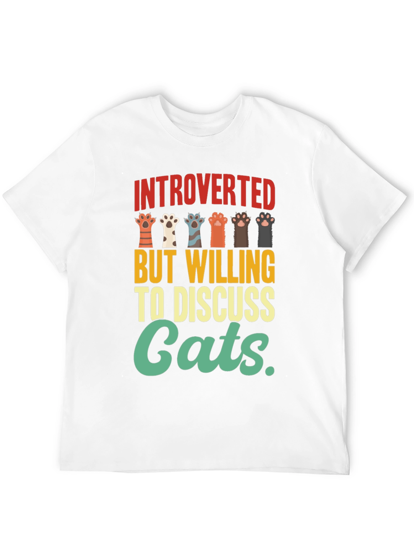 Camiseta Introvertido Amante de Gatos
