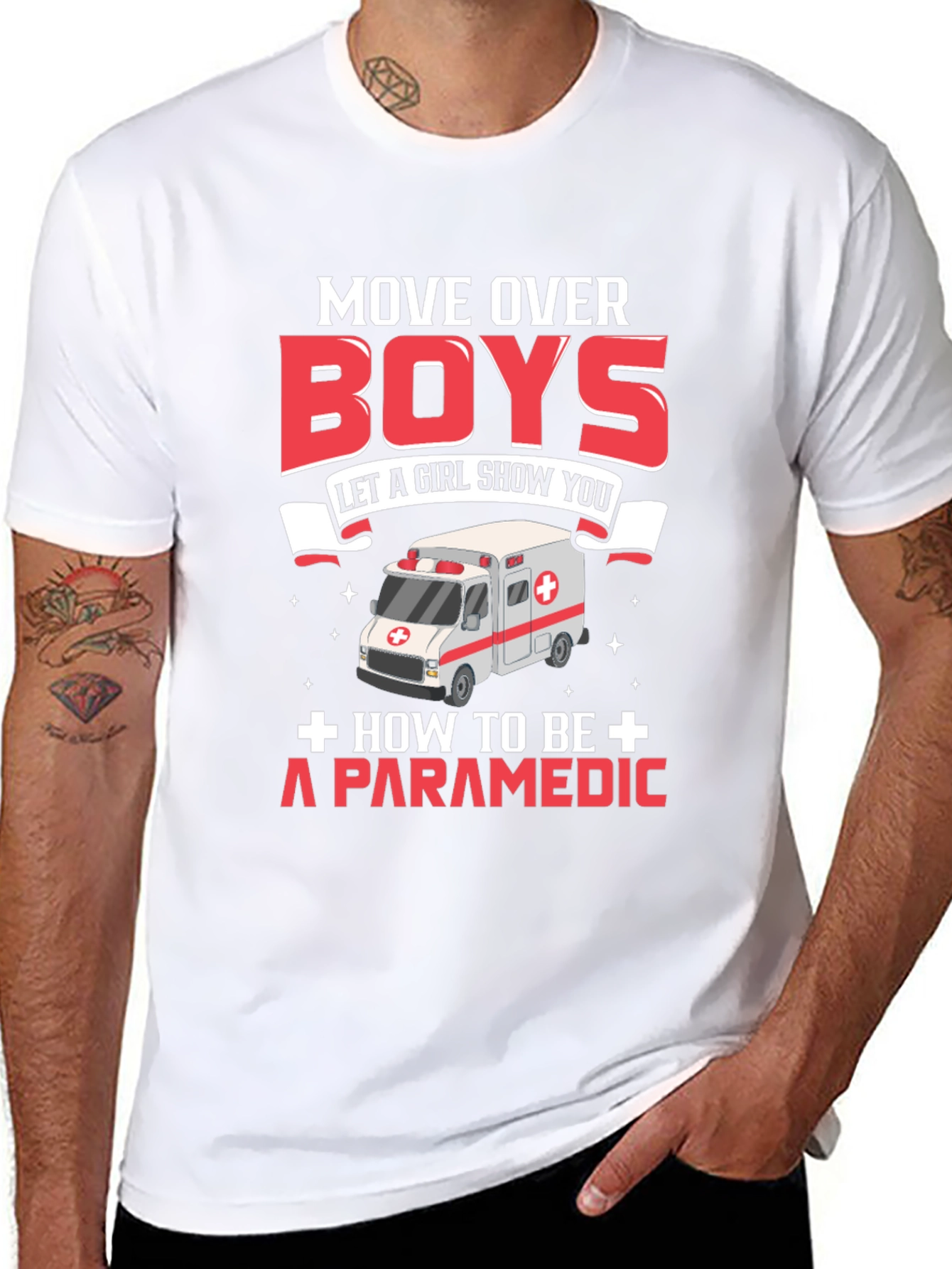 Camiseta Paramédico: Move Over Boys