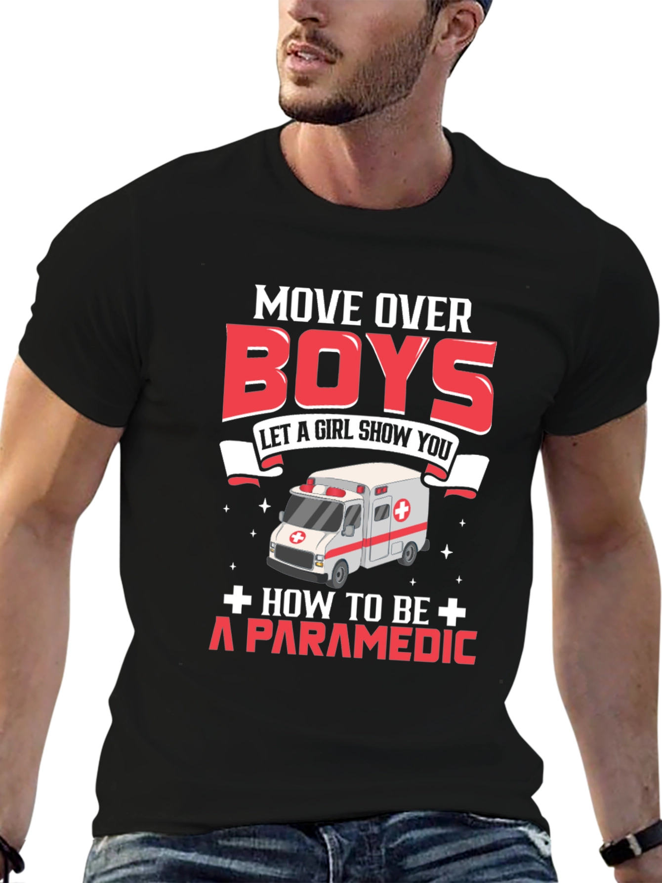 Camiseta Paramédico: Move Over Boys