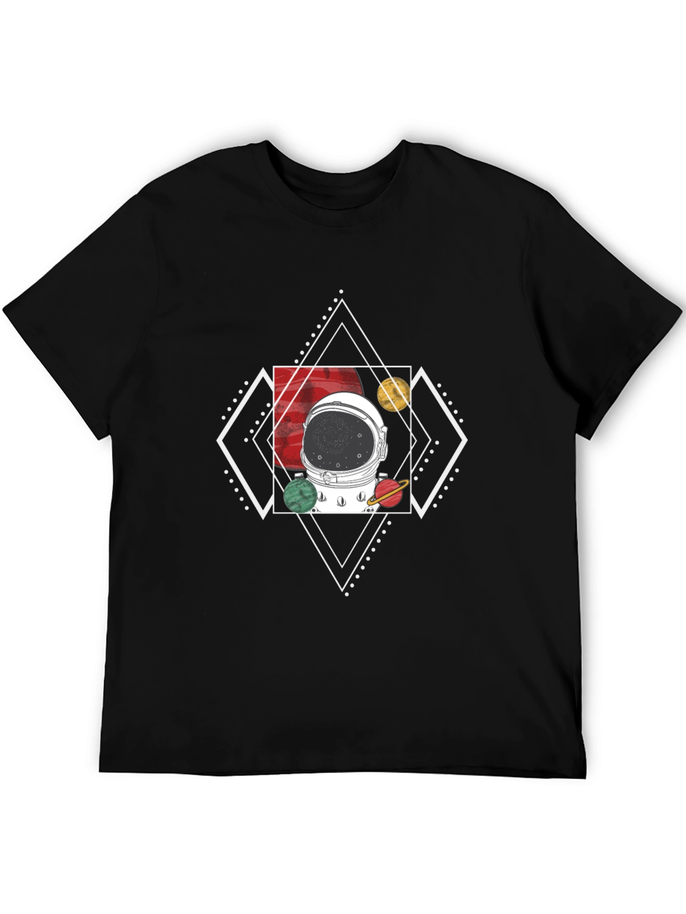 Camiseta Hombre Diseño Espacial - Estilo Casual