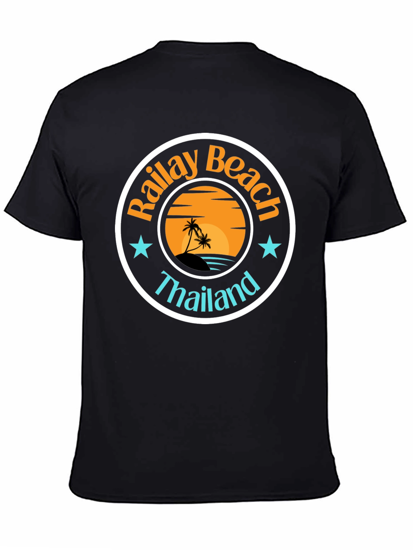 Camiseta Negra Railay Beach Tailandia