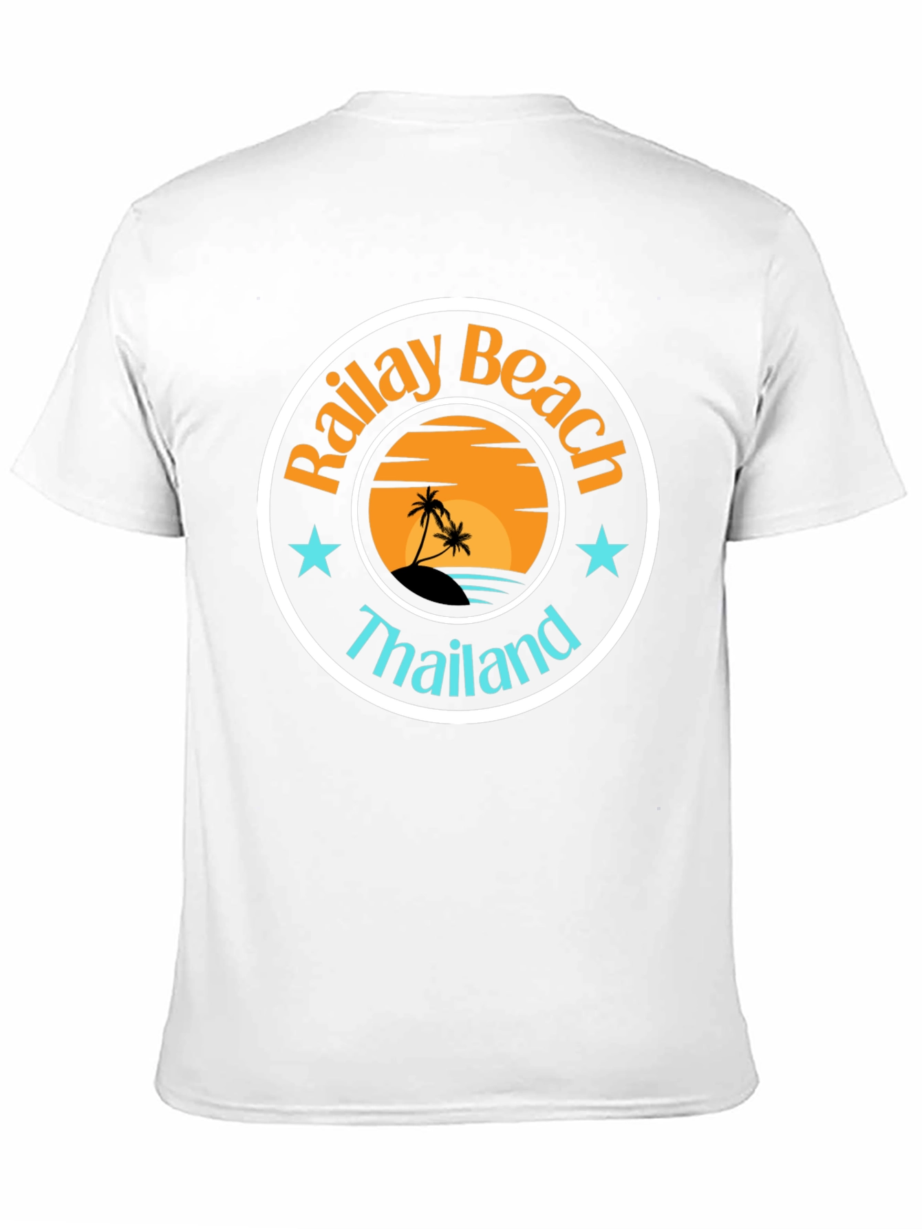 Camiseta Negra Railay Beach Tailandia