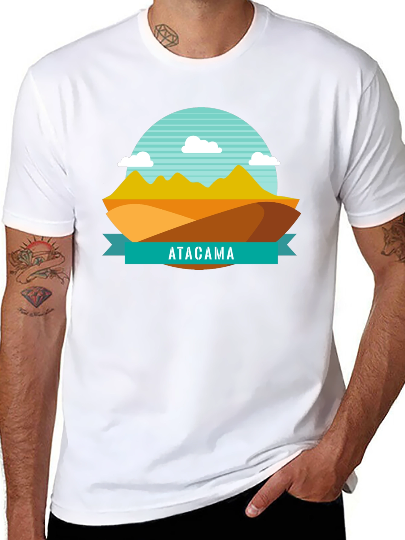 Camiseta Atacama Diseño Gráfico Unisex