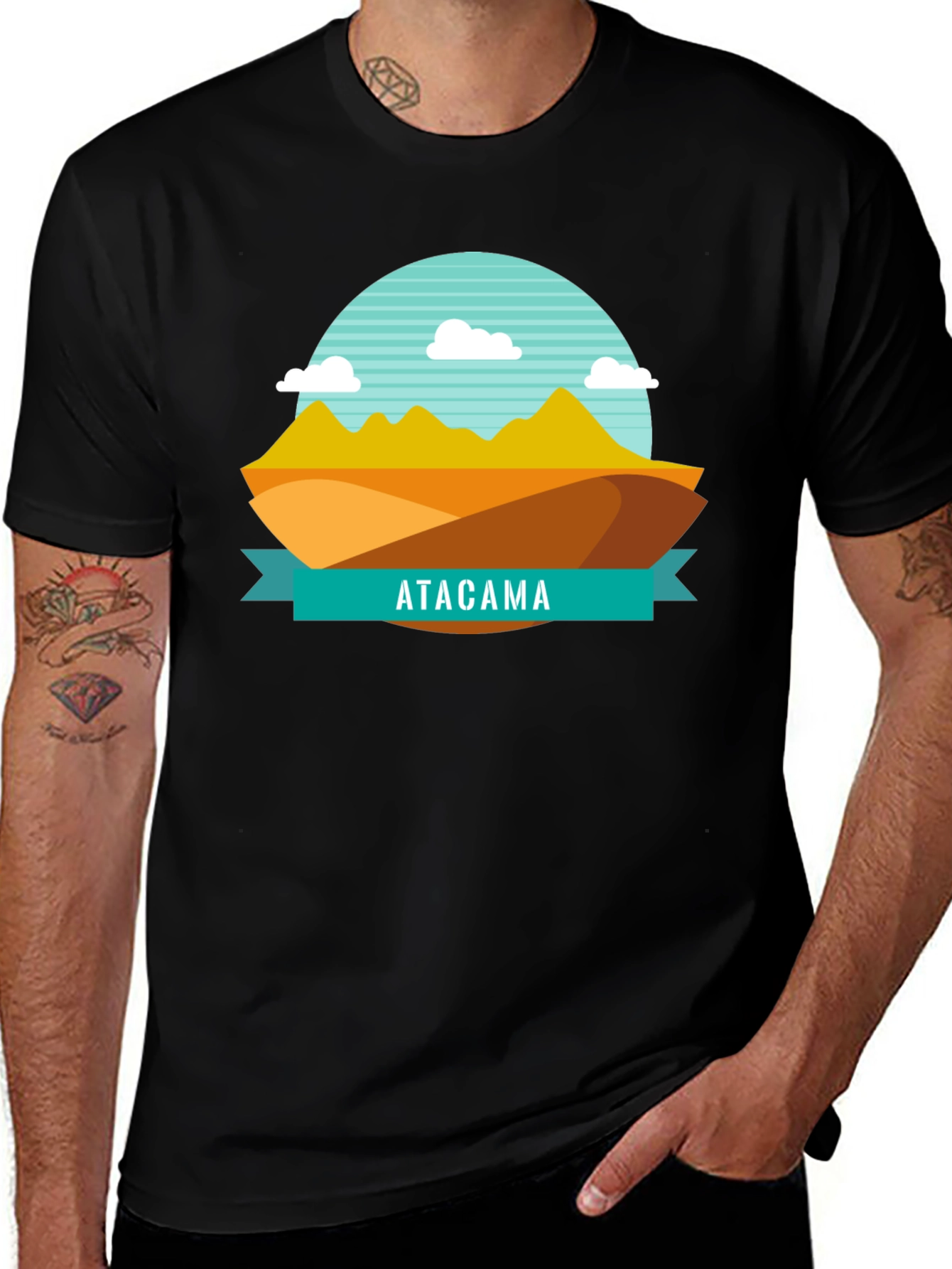 Camiseta Atacama Diseño Gráfico Unisex