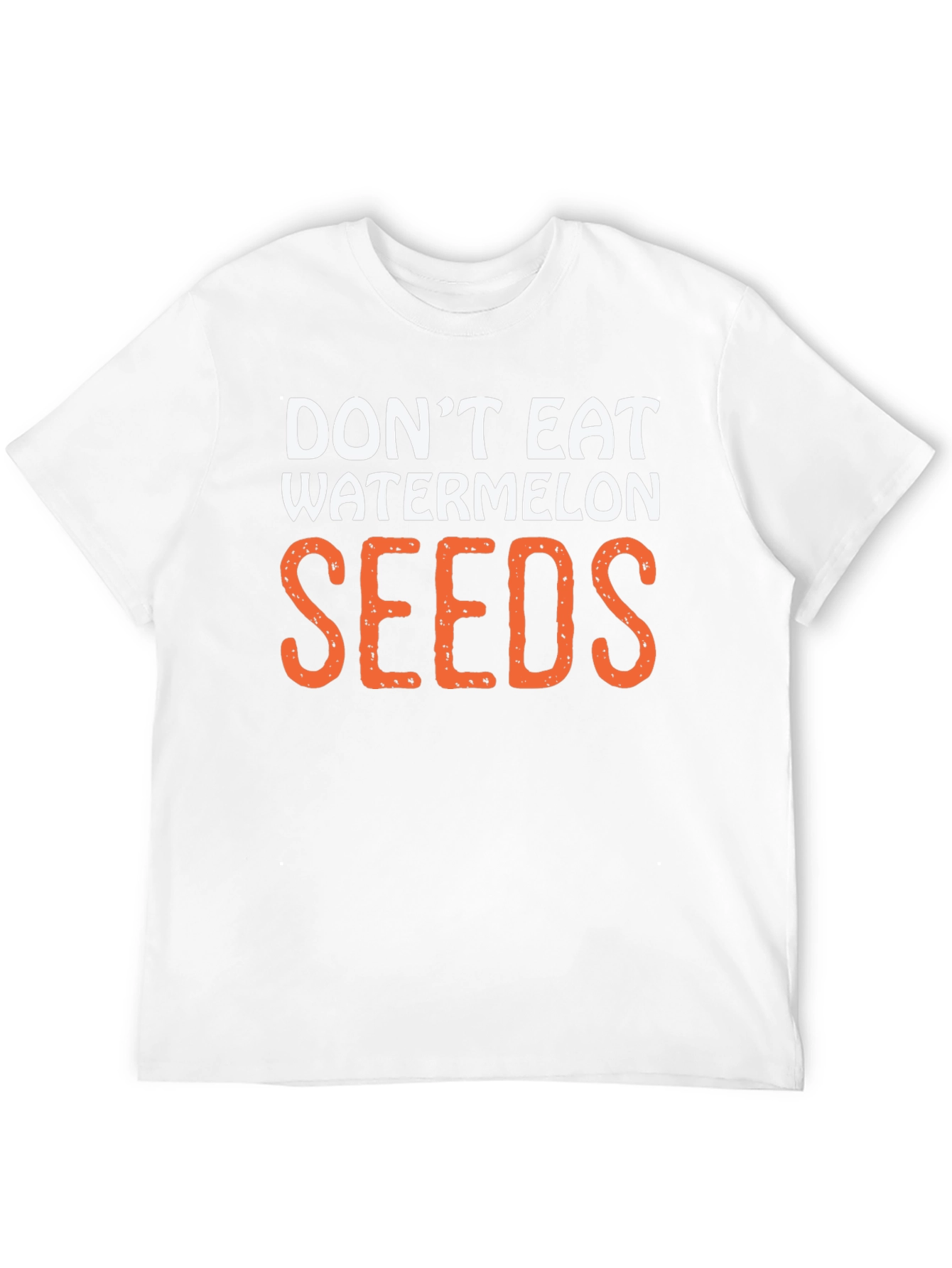 Camiseta Negra: ¡No Comas Semillas de Sandía!