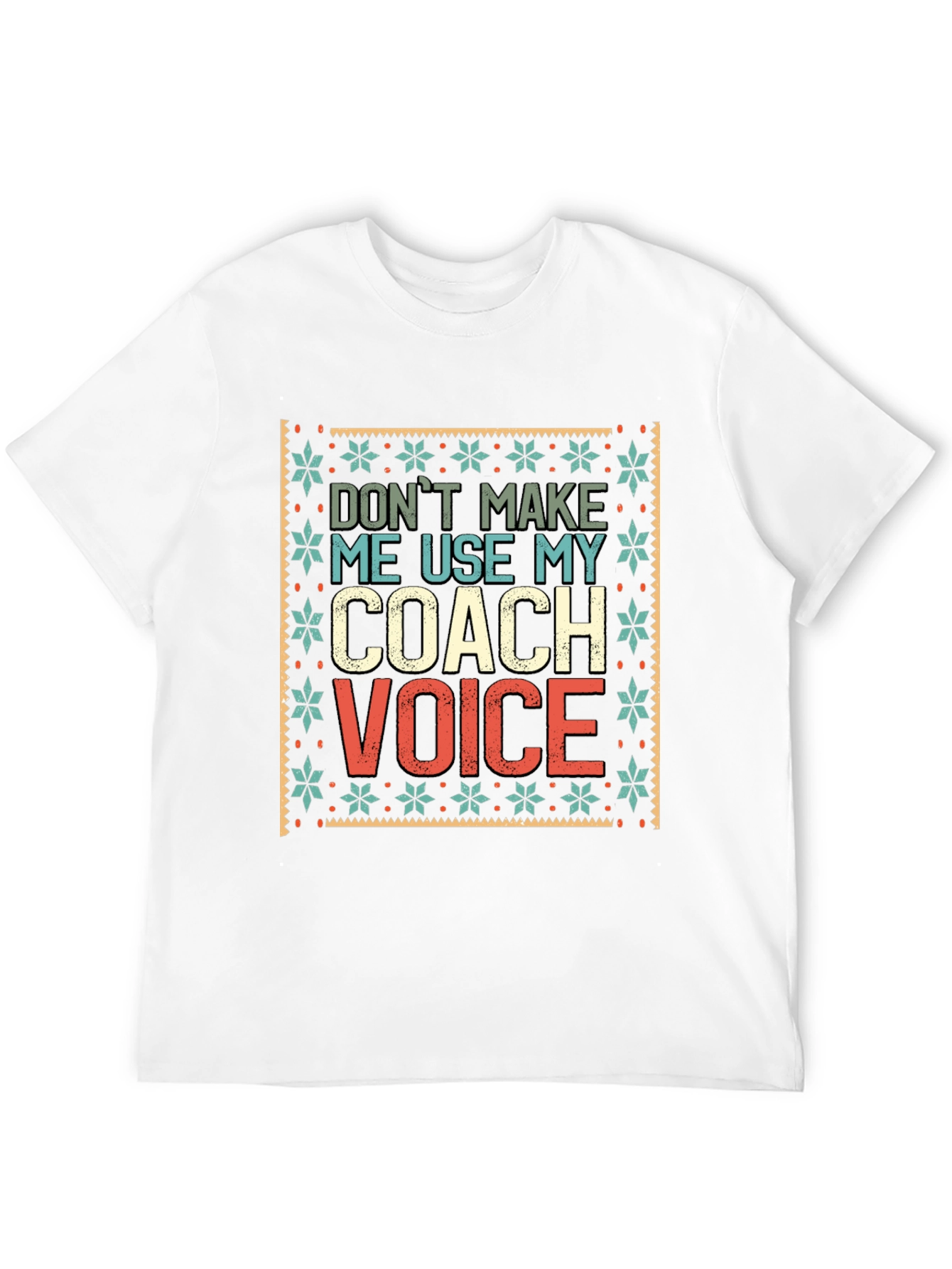 Camiseta Negra Coach Voice para Entrenadores