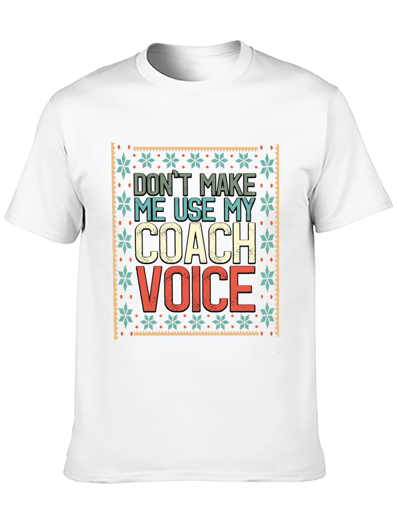 Camiseta Negra Coach Voice para Entrenadores