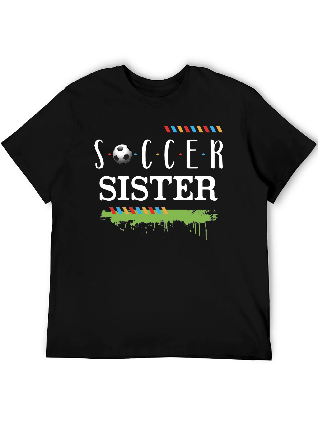 Camiseta Negra Soccer Sister