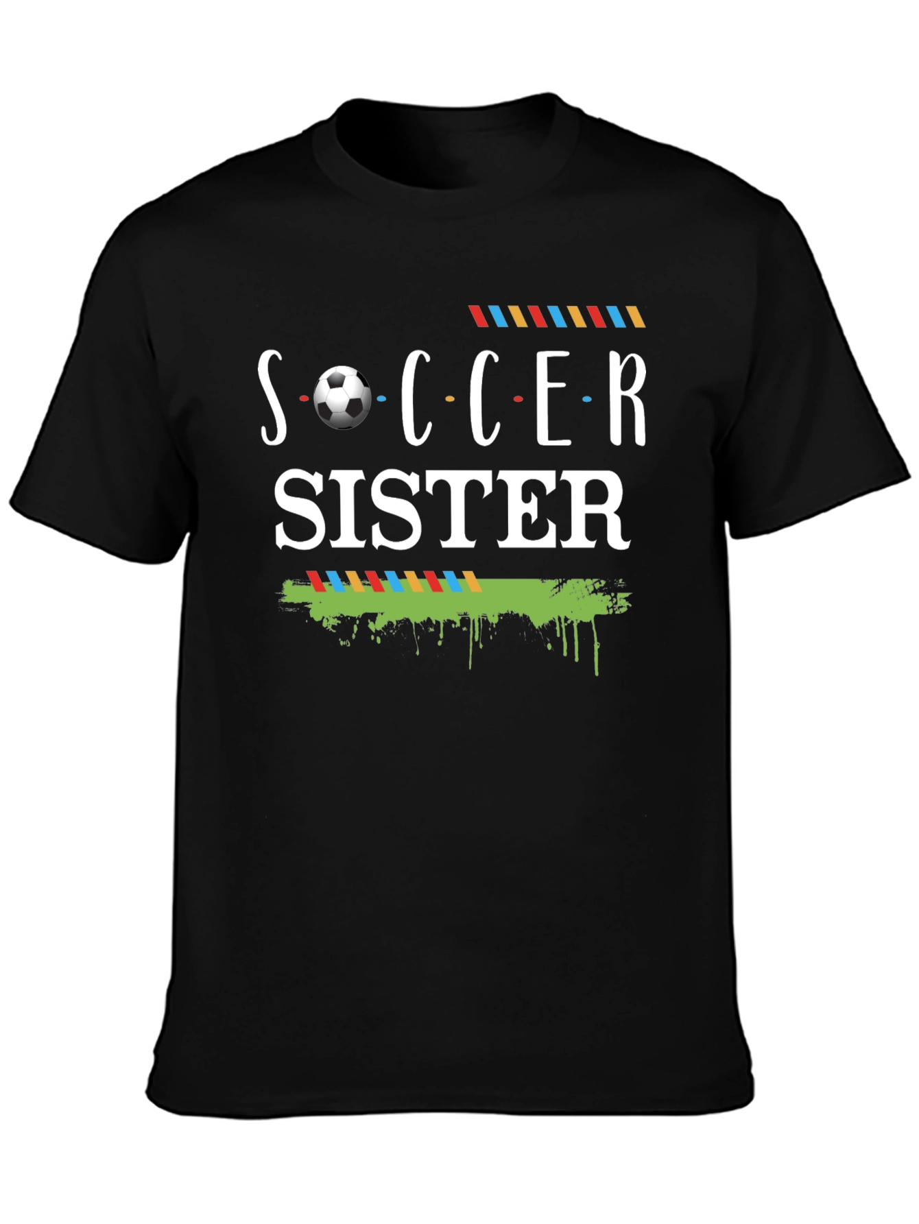 Camiseta Negra Soccer Sister