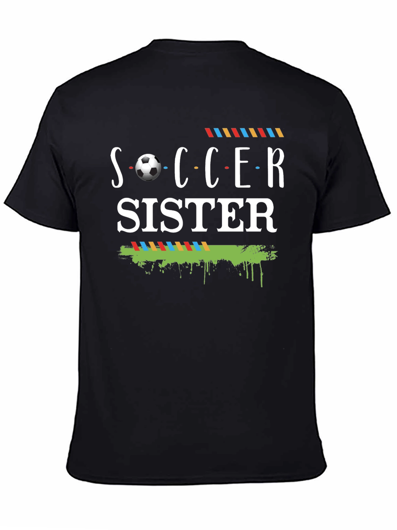 Camiseta Negra Soccer Sister