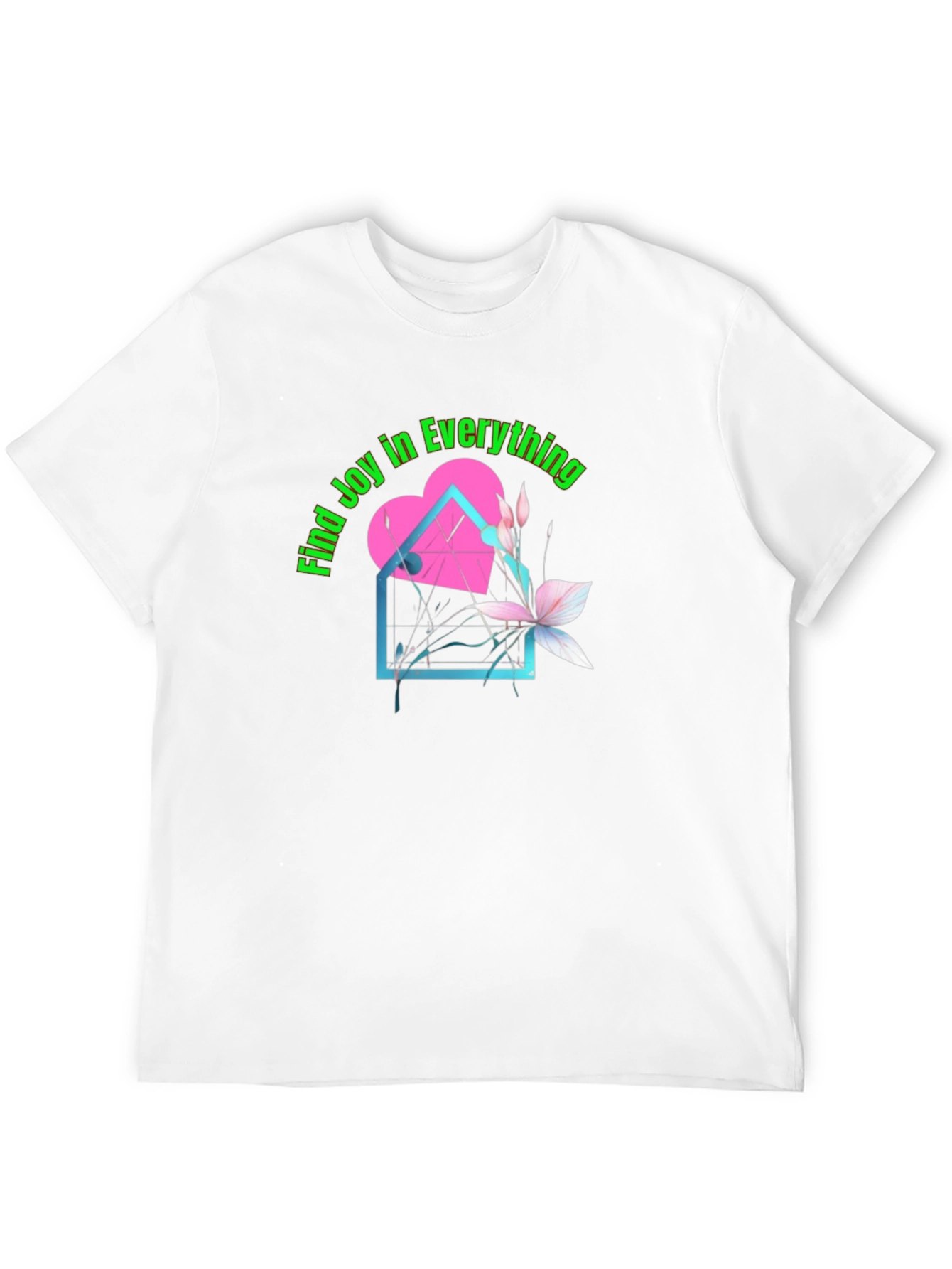 Camiseta Negra con Diseño Encuentra Alegría