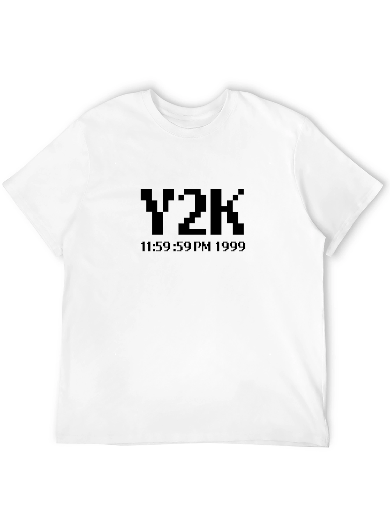 Camiseta Y2K 11:59:59 PM 1999 - Estilo Retro