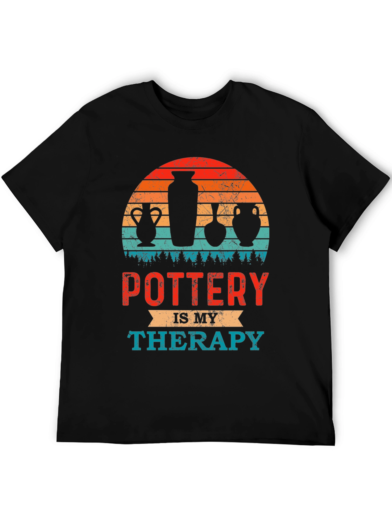 Camiseta Pottery Is My Therapy Estilo Retro
