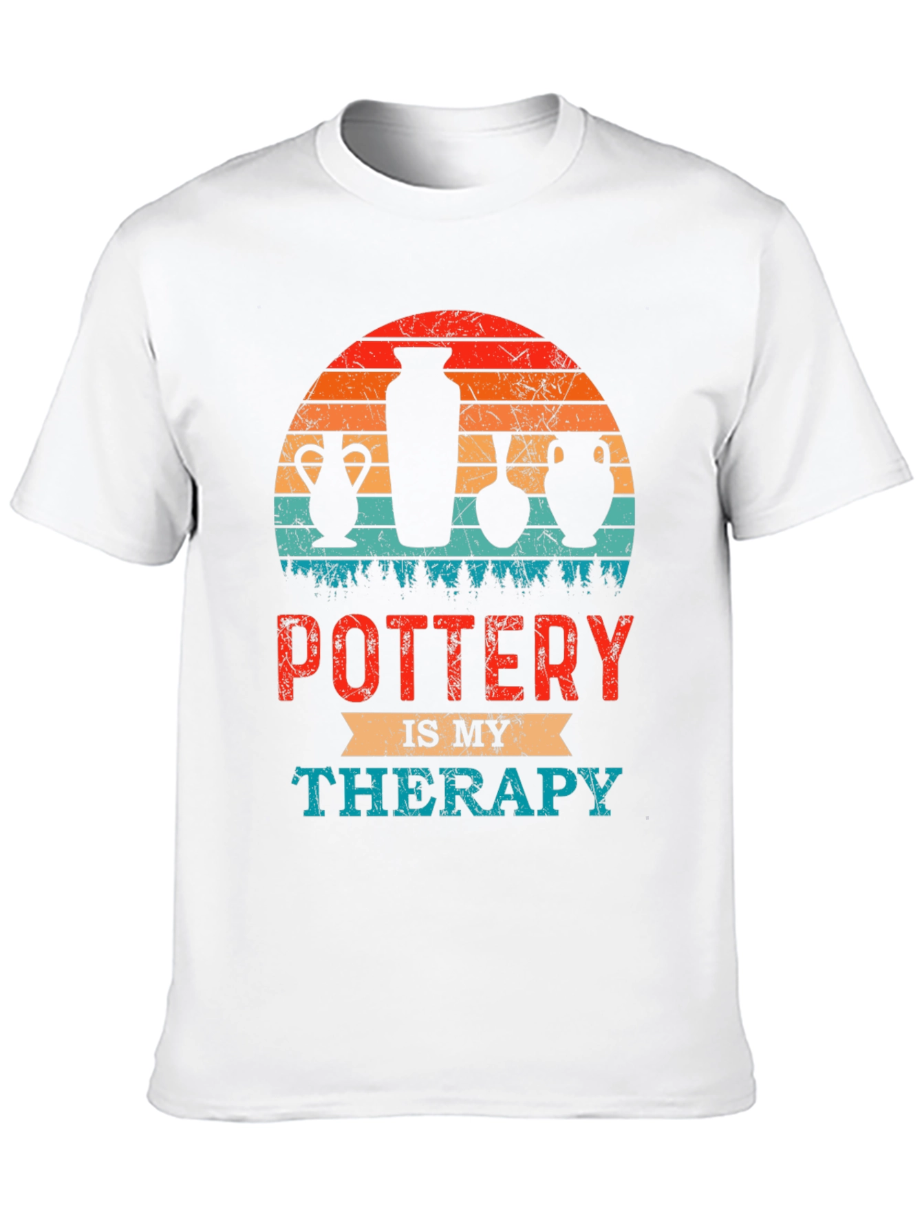 Camiseta Pottery Is My Therapy Estilo Retro