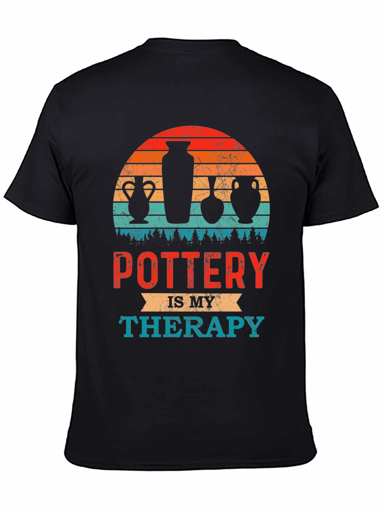 Camiseta Pottery Is My Therapy Estilo Retro
