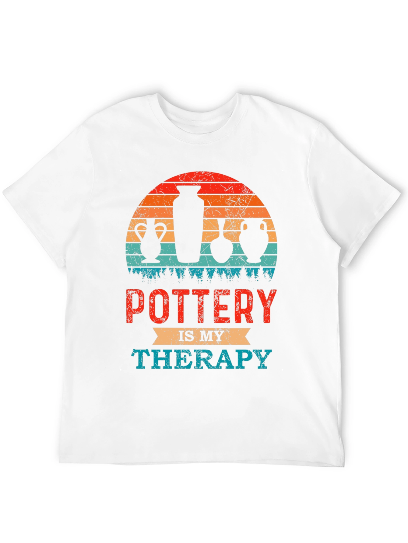 Camiseta Pottery Is My Therapy Estilo Retro