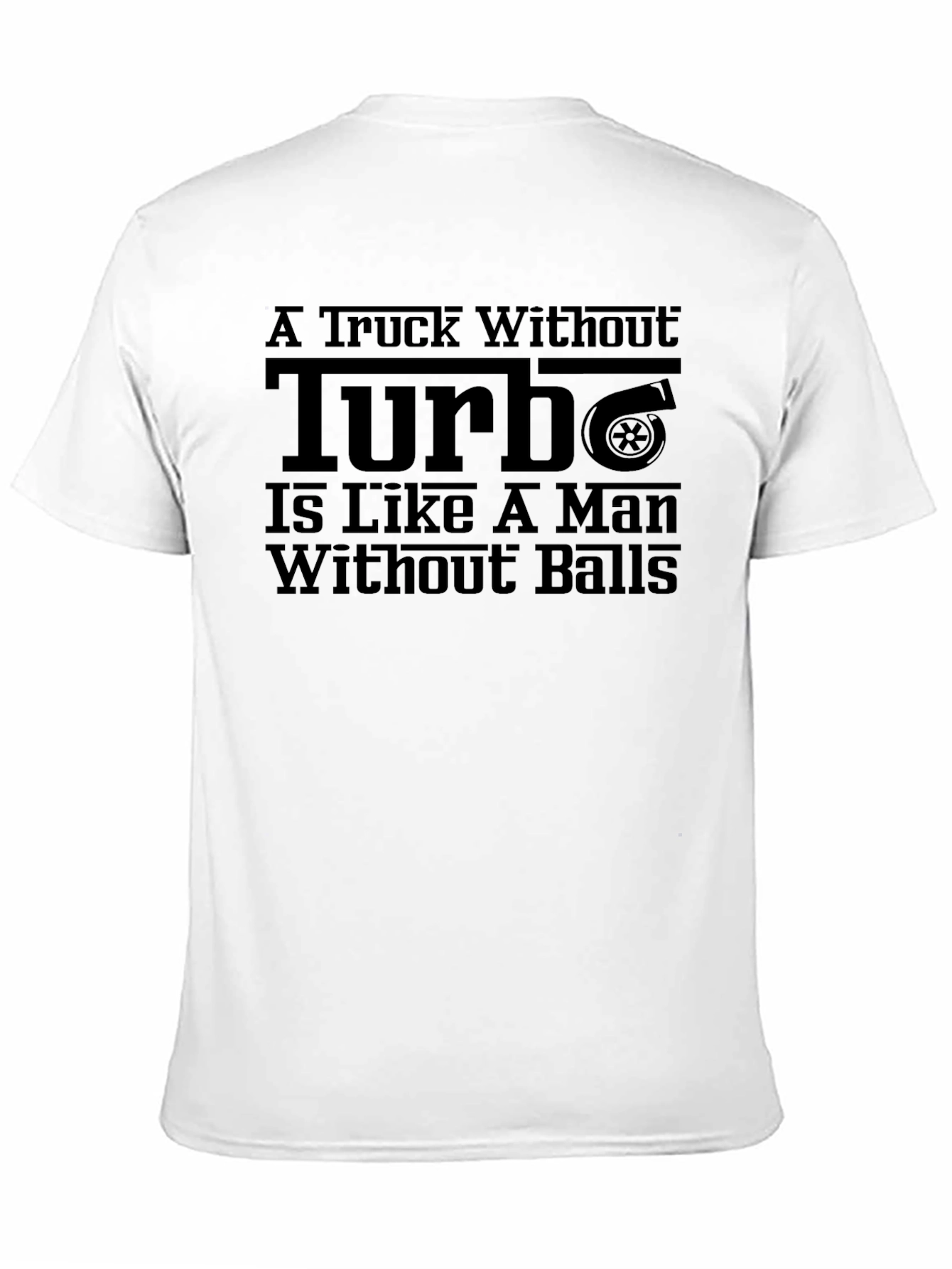 Camiseta Negra Turbo Para Hombre