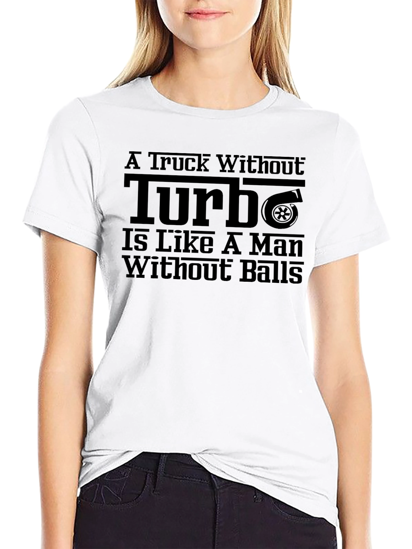 Camiseta Negra Turbo Para Hombre