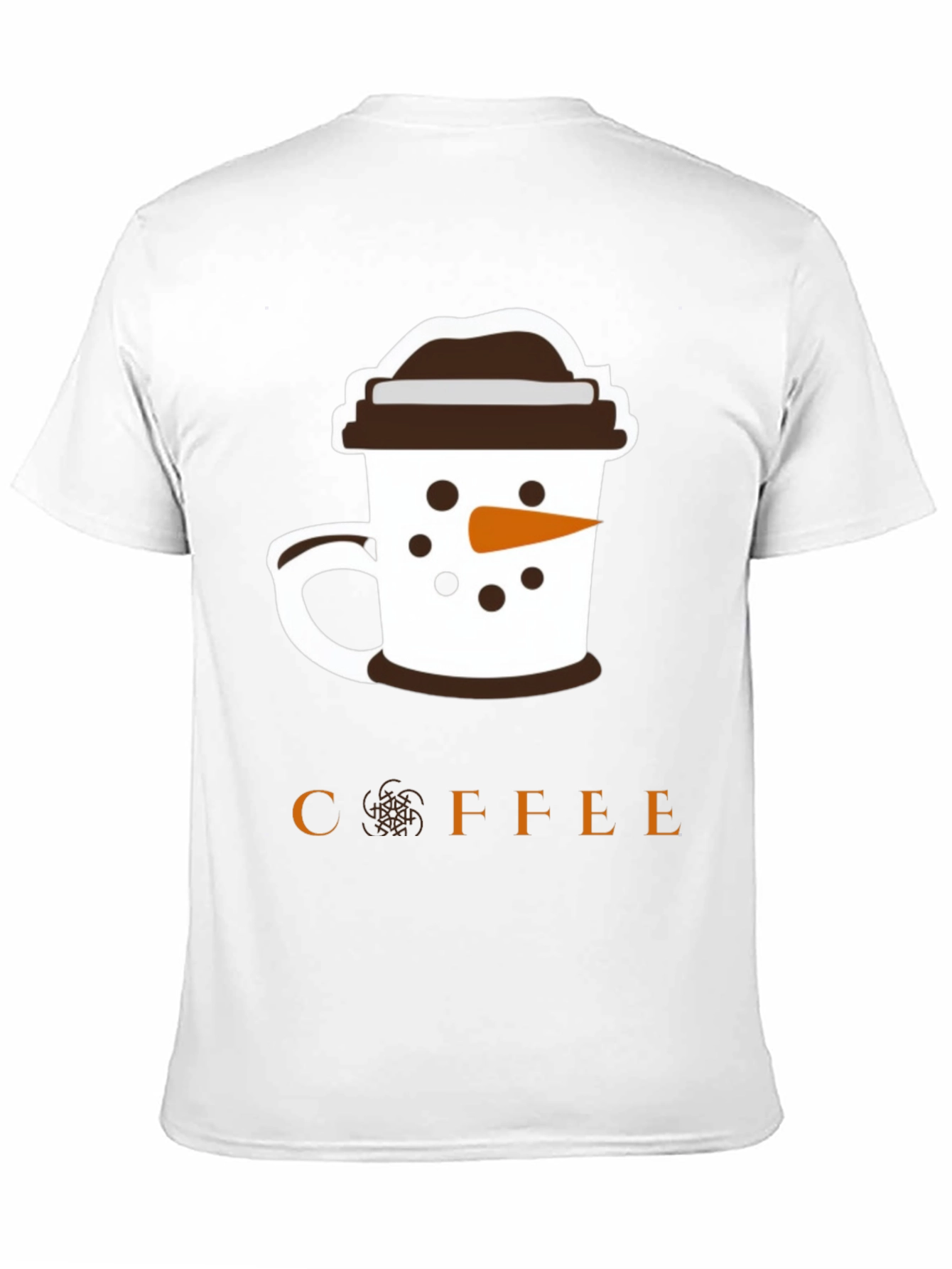 Camiseta Negra Coffee Snowman