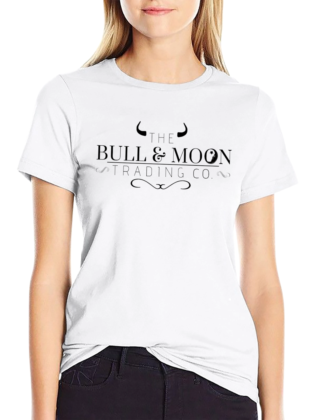 Camiseta Negra Bull & Moon