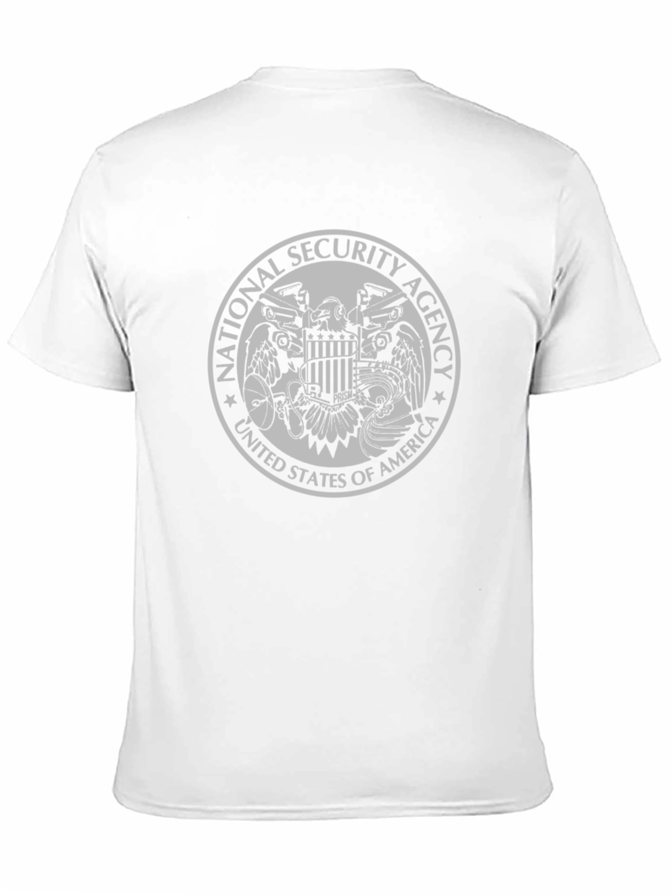 Camiseta Negra con Diseño de la NSA