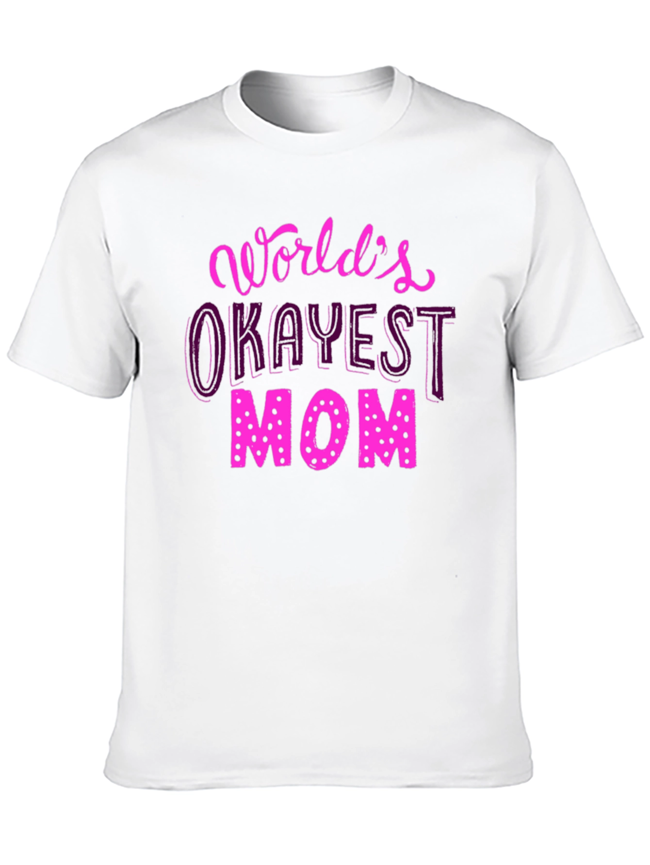 Camiseta Negra Okayest Mom para Mamás