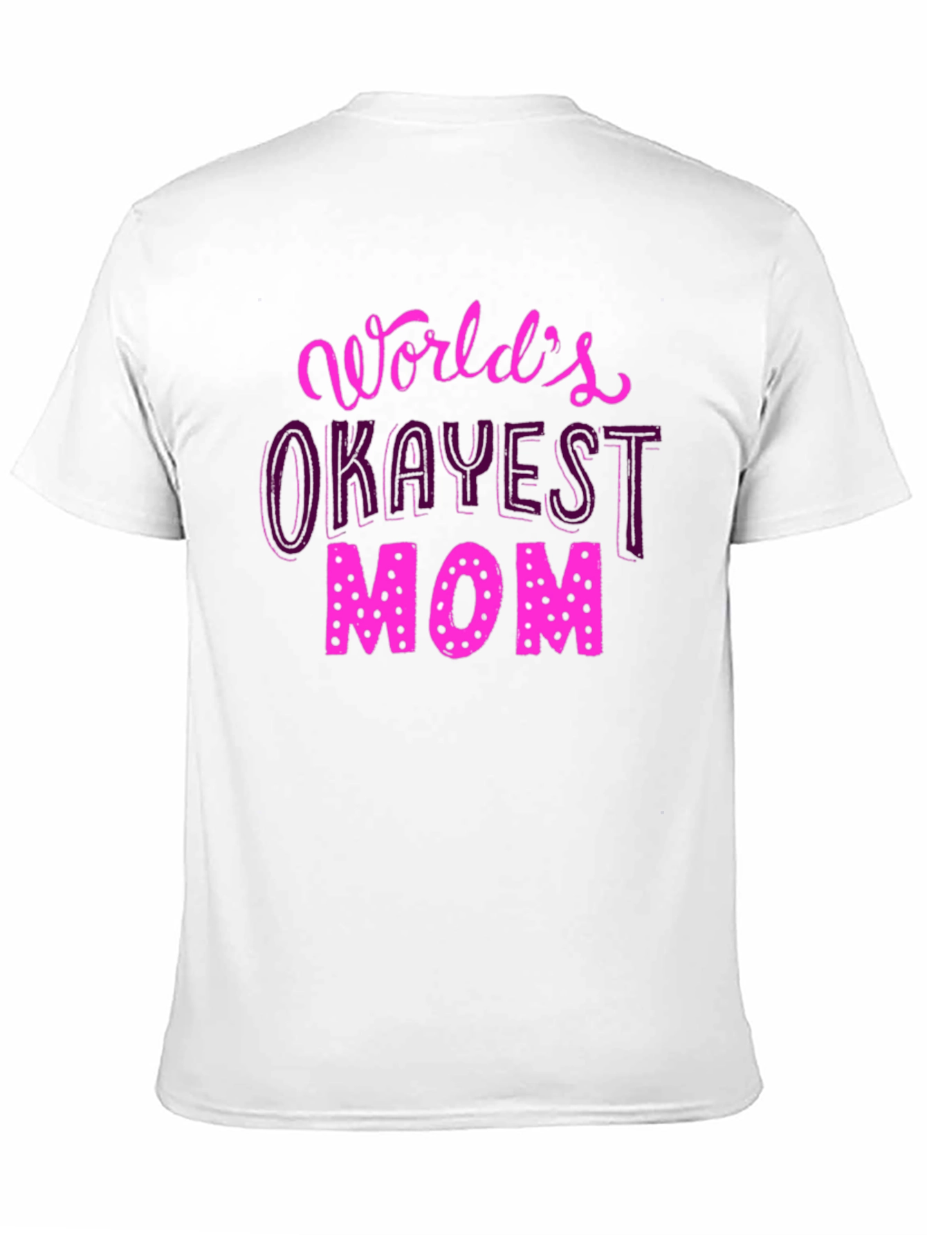 Camiseta Negra Okayest Mom para Mamás