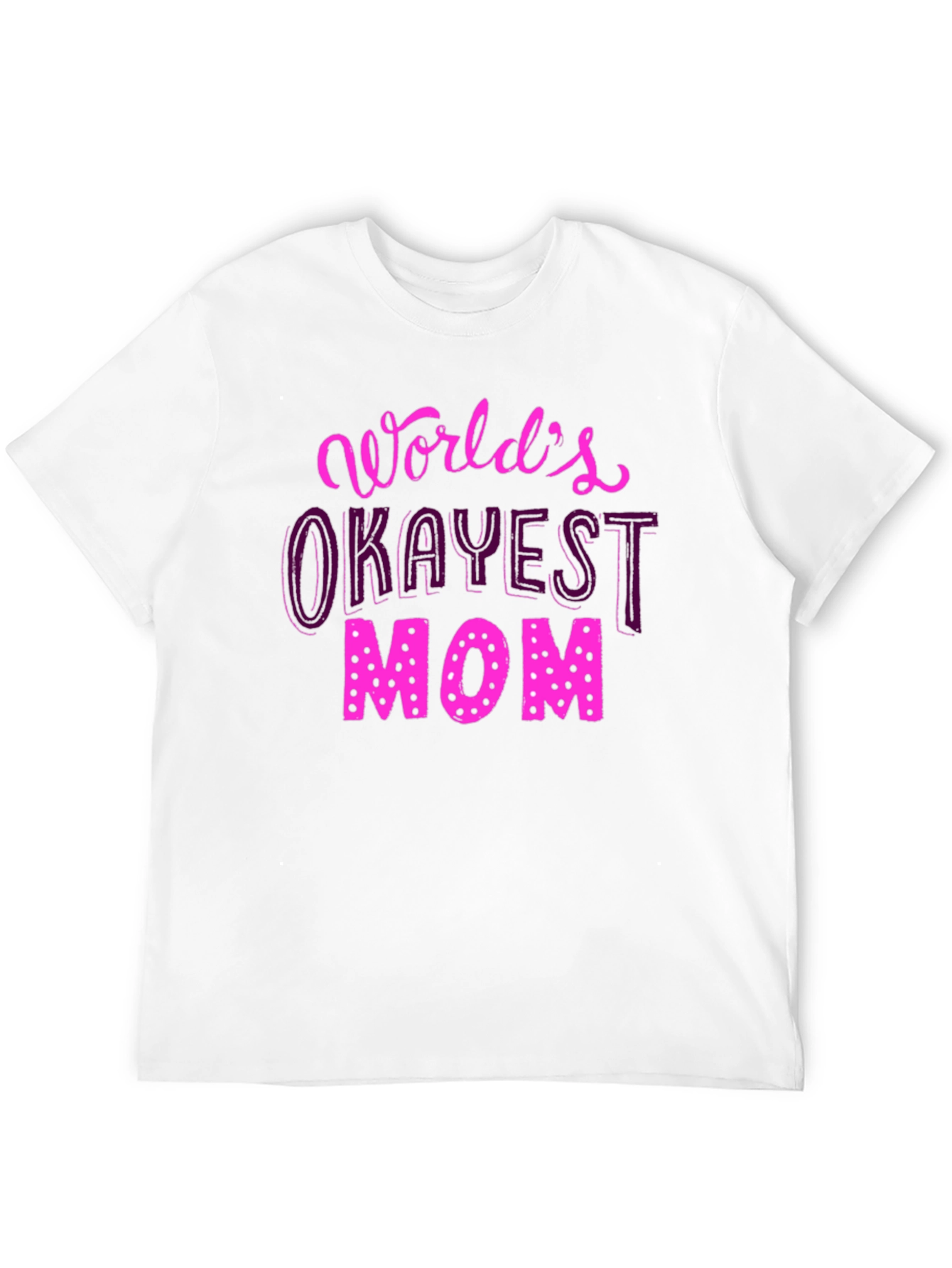 Camiseta Negra Okayest Mom para Mamás