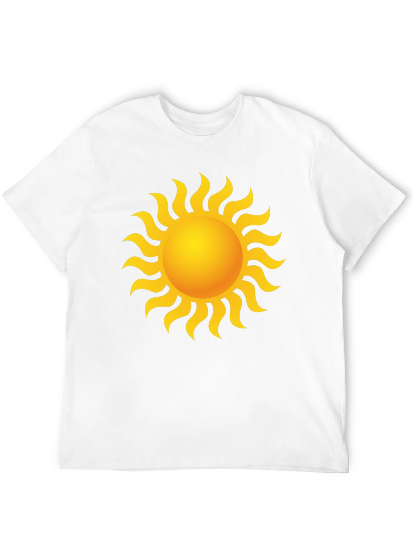 Camiseta Negra con Sol Brillante