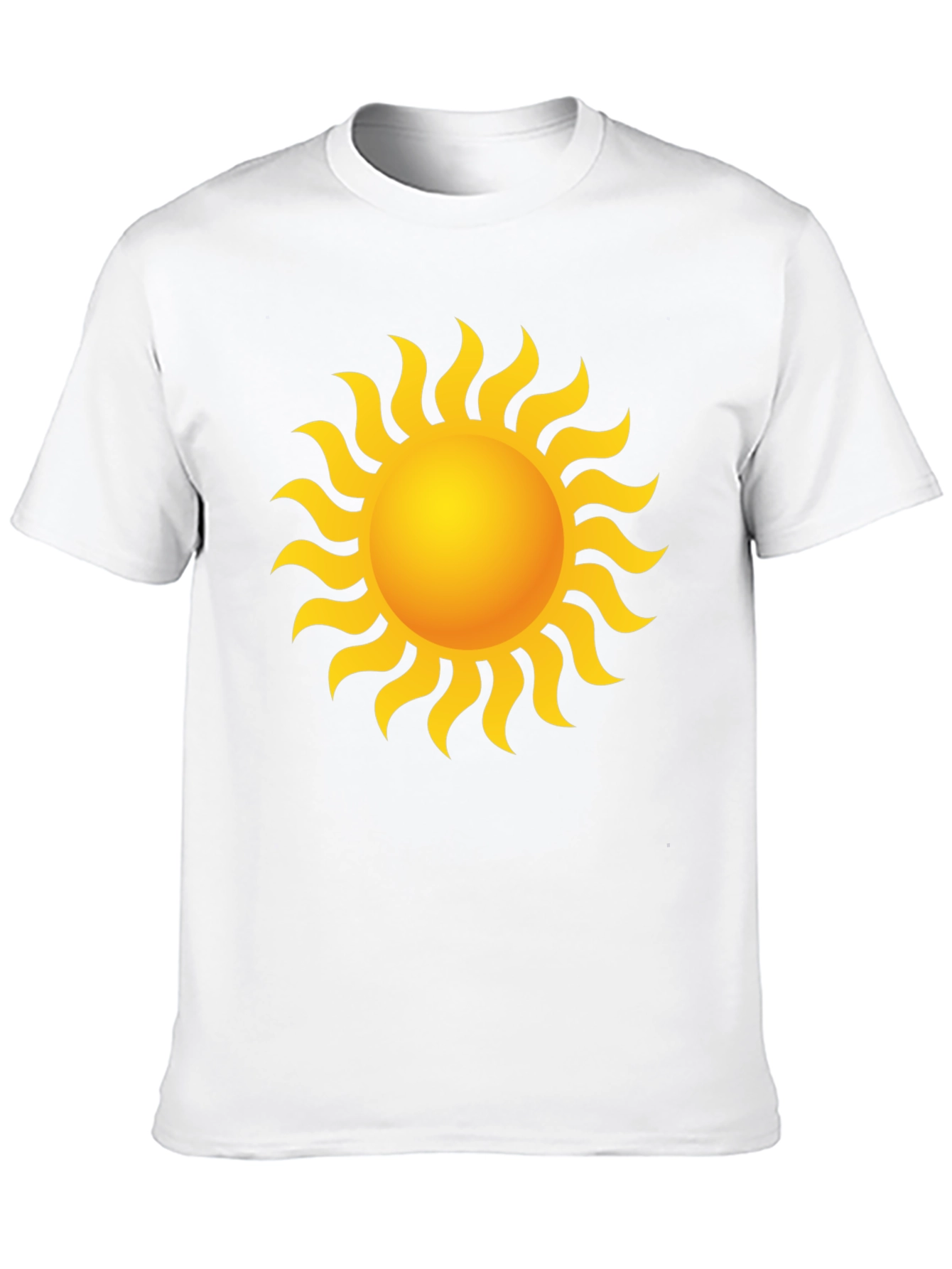 Camiseta Negra con Sol Brillante