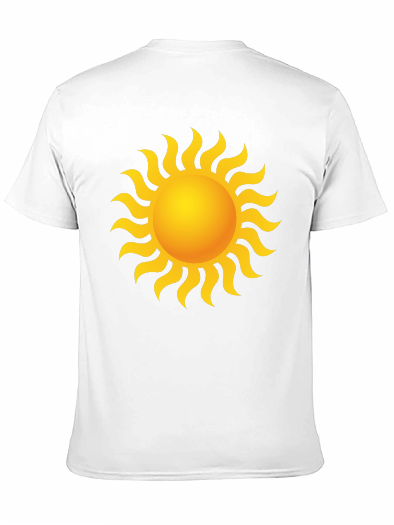 Camiseta Negra con Sol Brillante