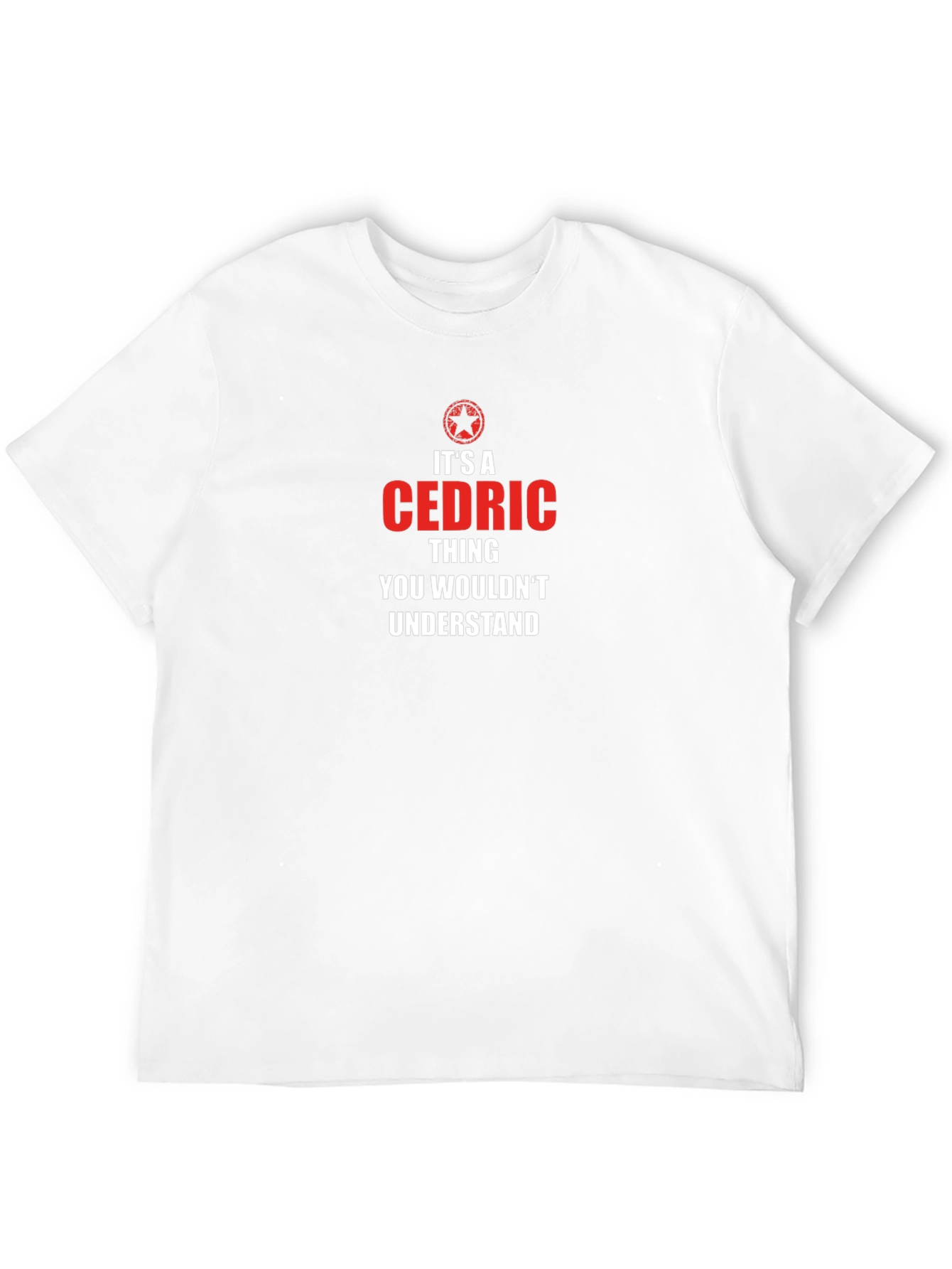 Camiseta Negra Cedric Thing para Fanáticos
