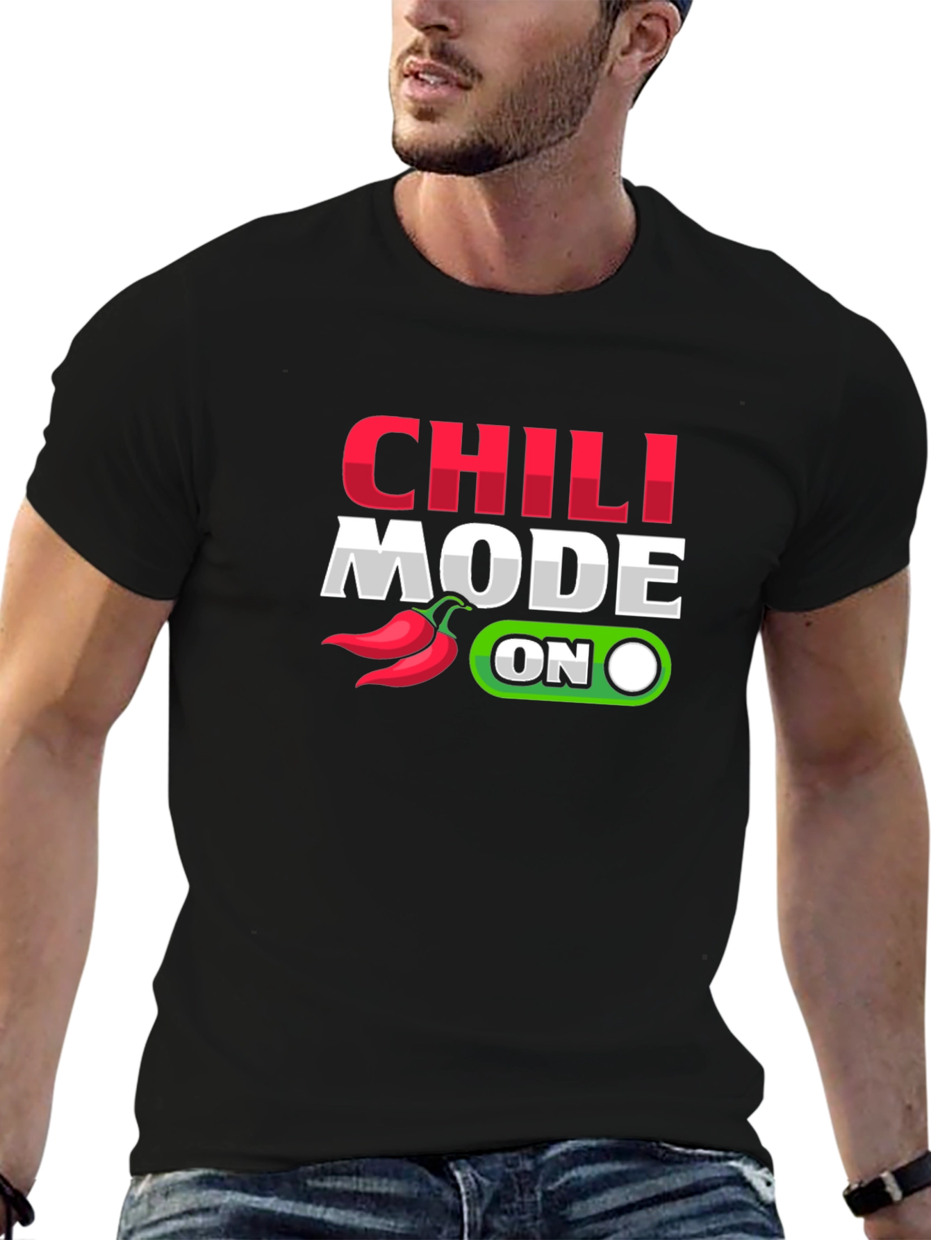 Camiseta Chili Mode On - Diseño picante