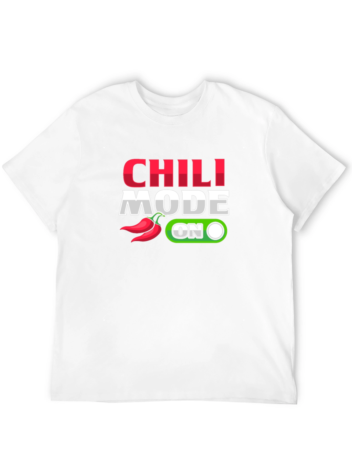 Camiseta Chili Mode On - Diseño picante