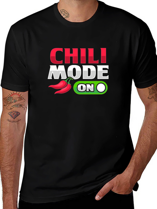 Camiseta Chili Mode On - Diseño picante